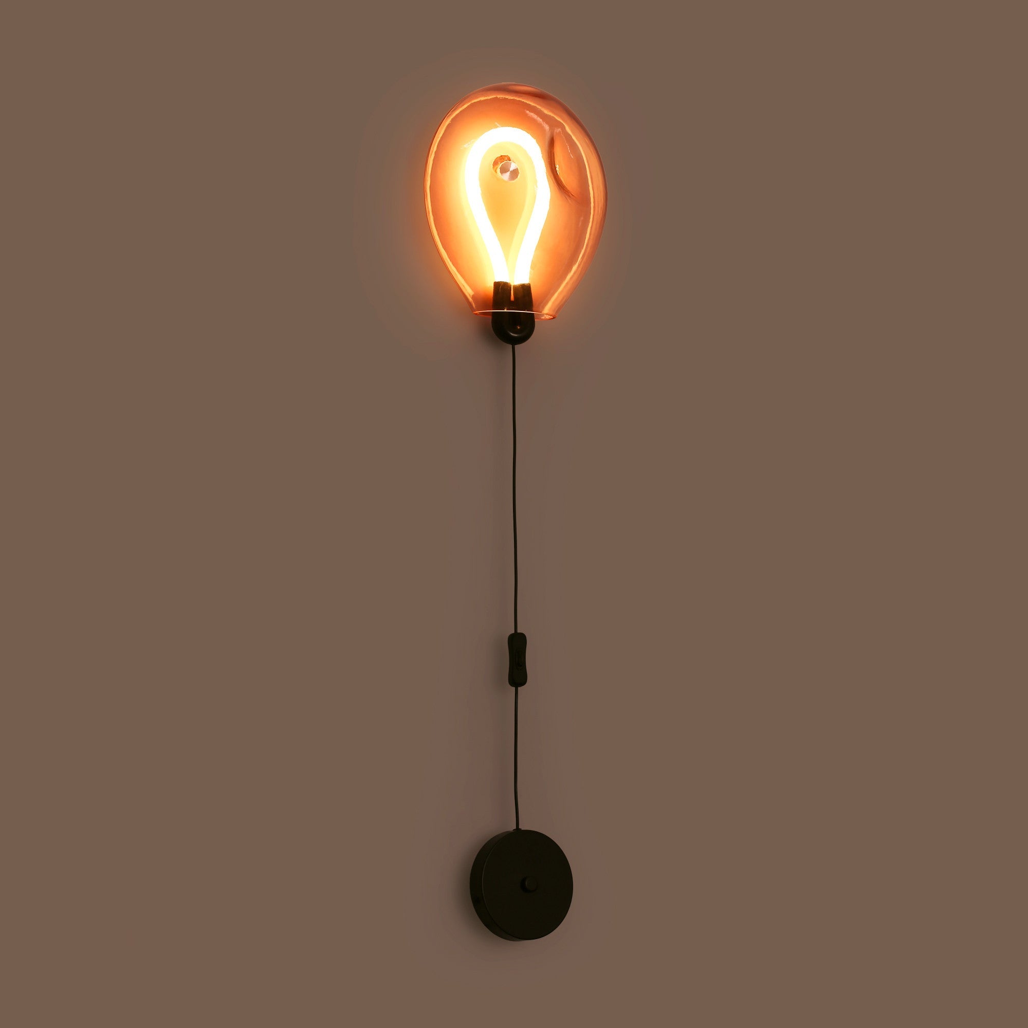 Aplique de pared LED cristal "GLOBO" 8W - Colores