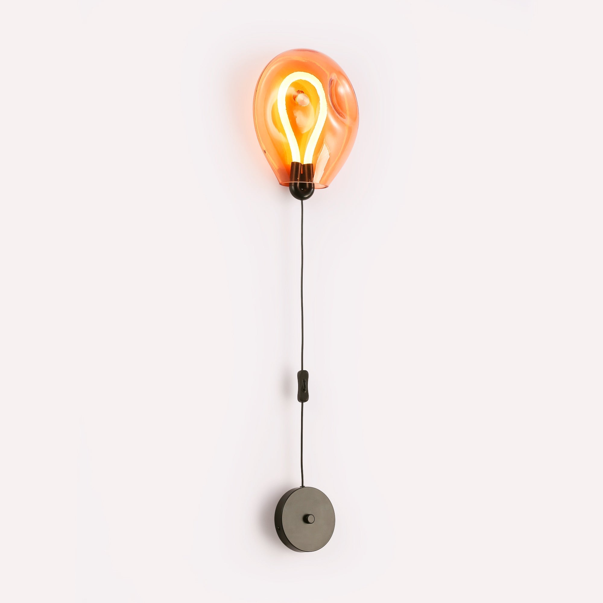 Aplique de pared LED cristal "GLOBO" 8W - Colores
