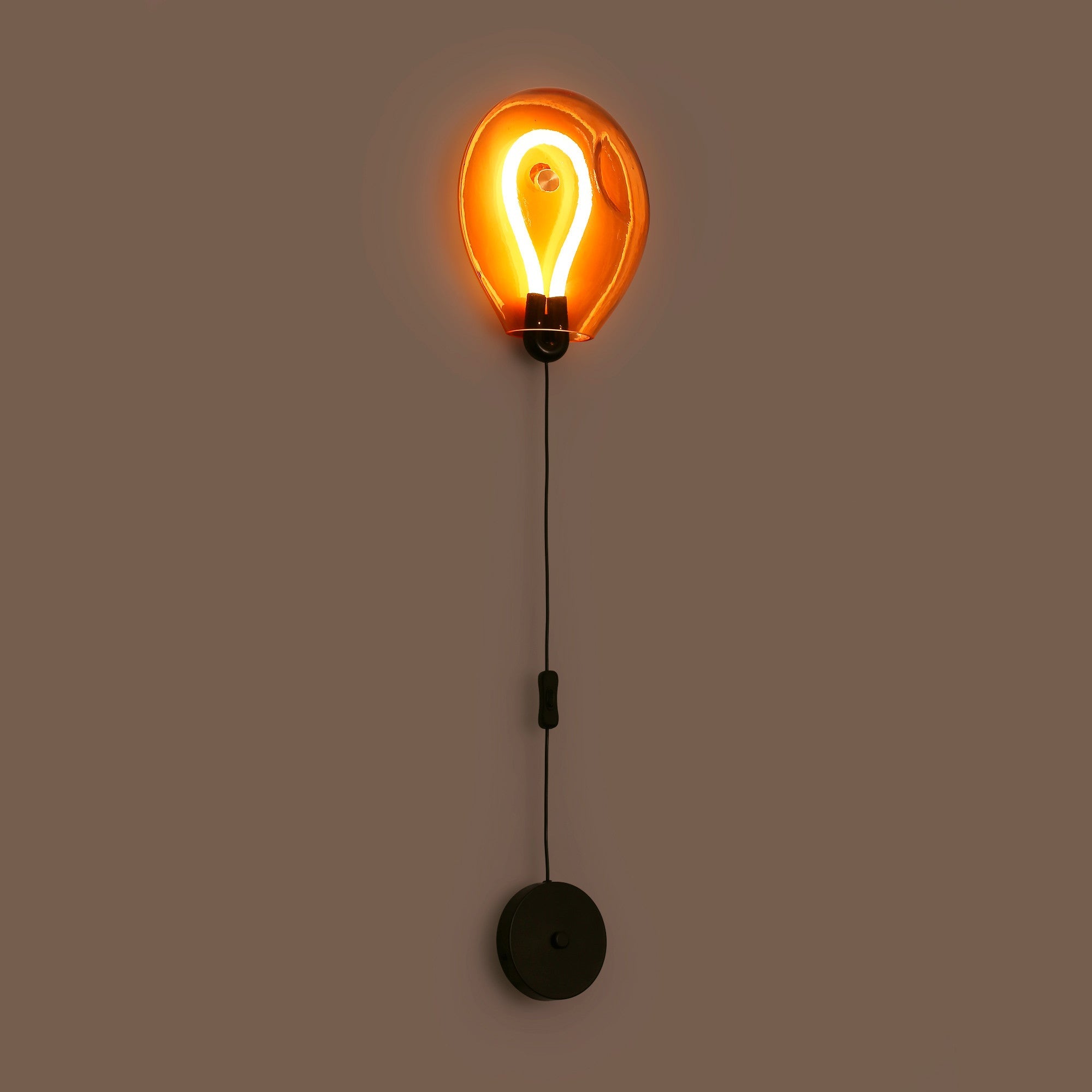 Aplique de pared LED cristal "GLOBO" 8W - Colores