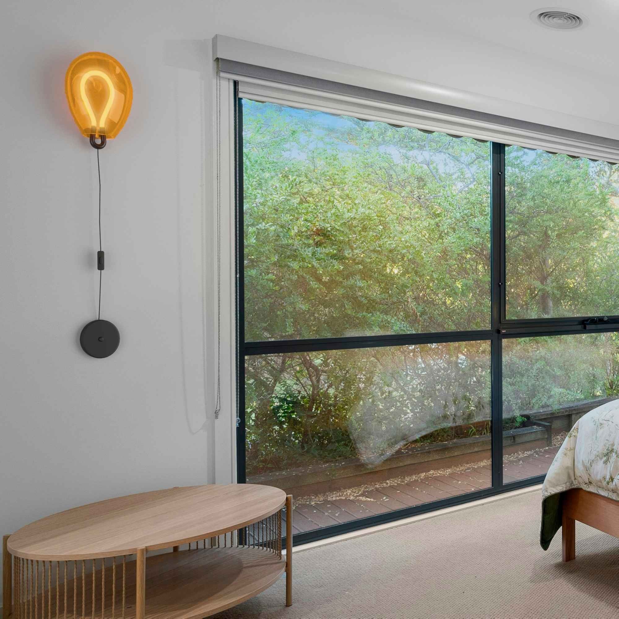Aplique de pared LED cristal "GLOBO" 8W - Colores