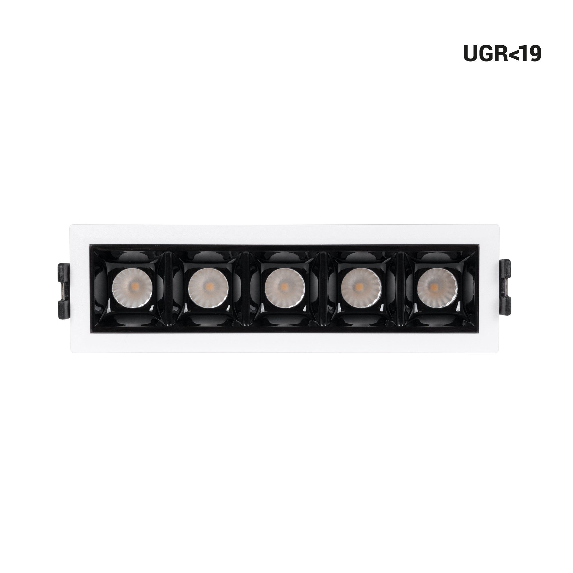 Foco lineal LED empotrable 7W - UGR18 - CRI90 - Driver LIFUD