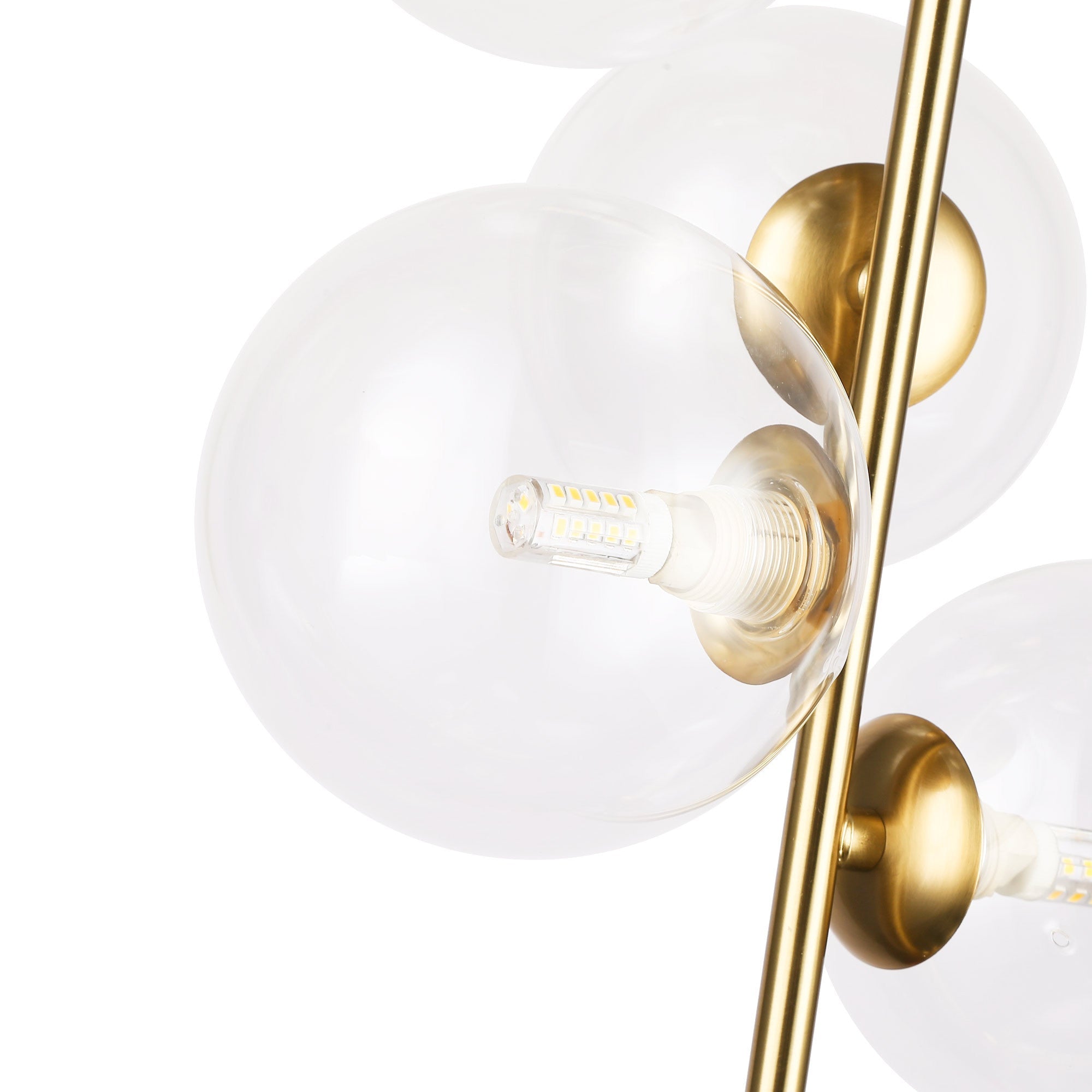 Lámpara colgante con esferas de cristal "ROMEE" - 6 x G9