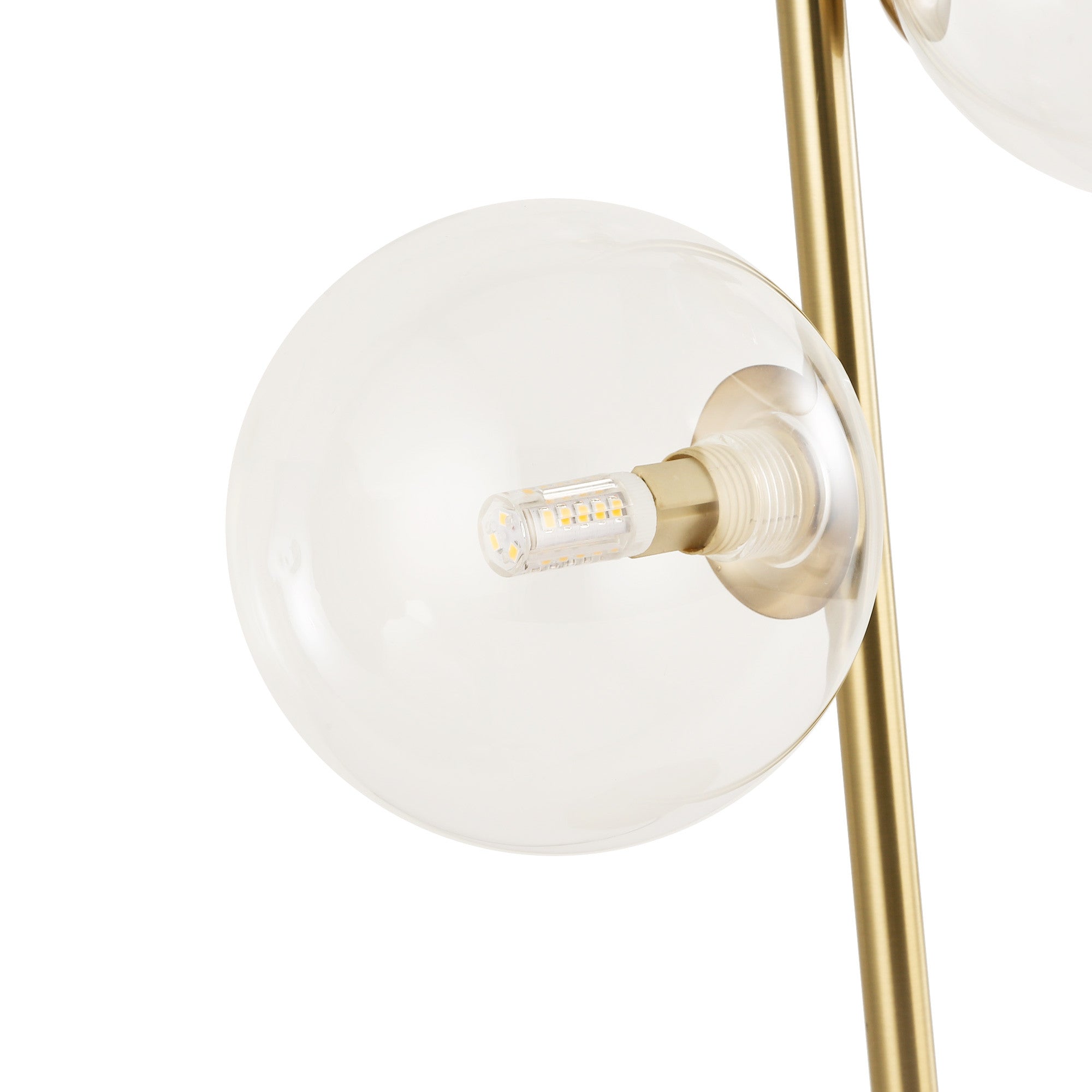 Lámpara de mesa con esferas de cristal "COMI" - 3 x G9