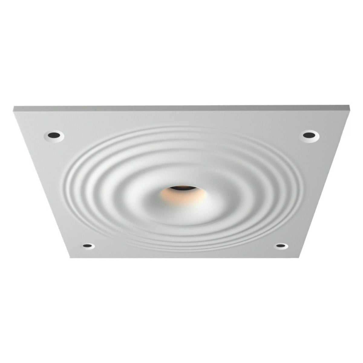 Luminaria integrable de escayola con efecto onda trimless / integración  - 30x30cm - GU10
