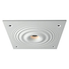 Luminaria integrable de escayola con efecto onda trimless / integración  - 30x30cm - GU10