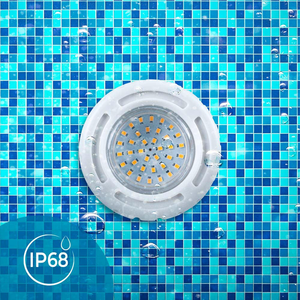 Foco LED sumergible para piscina - 12V AC - 3W - IP68 - Ø94mm