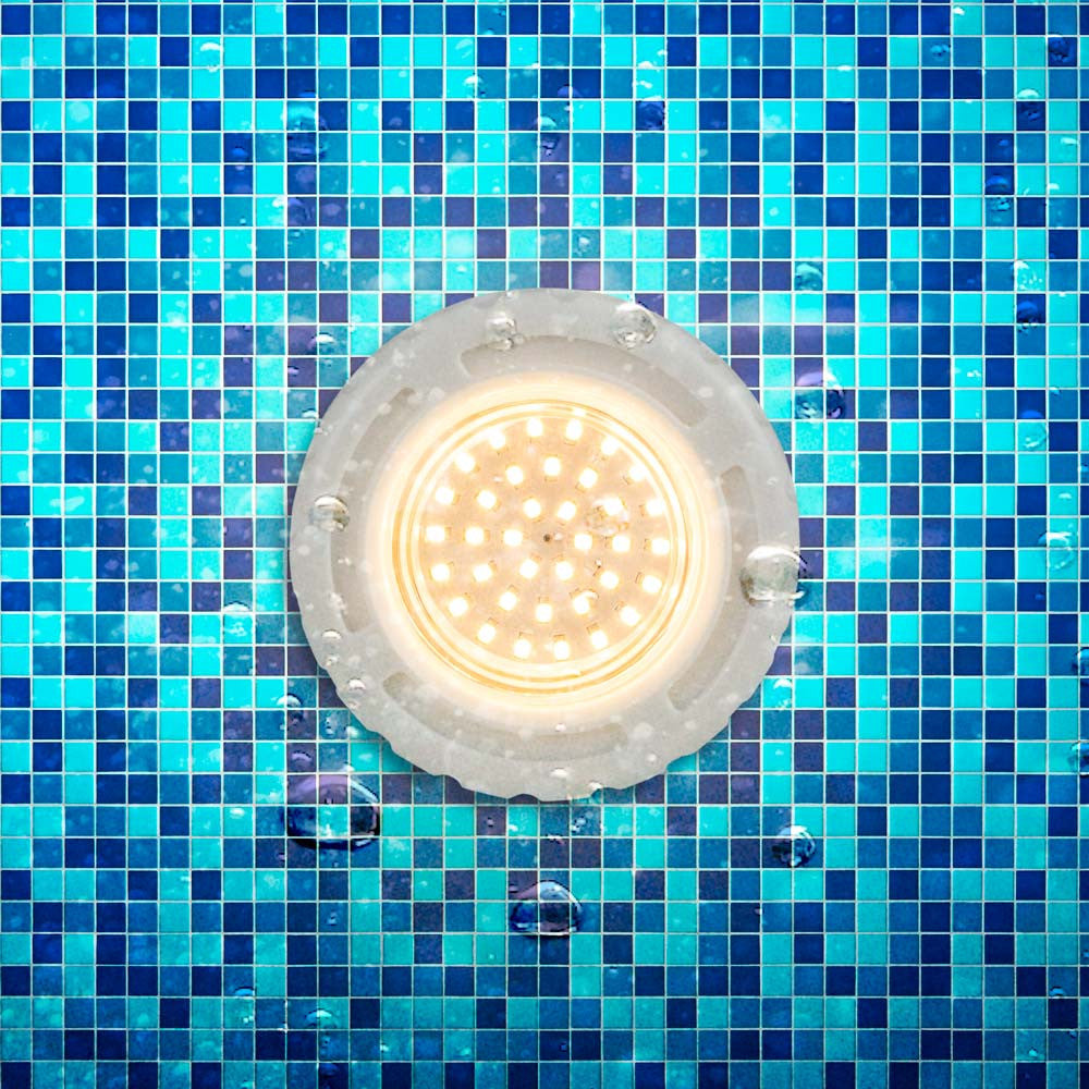Foco LED sumergible para piscina - 12V AC - 3W - IP68 - Ø94mm