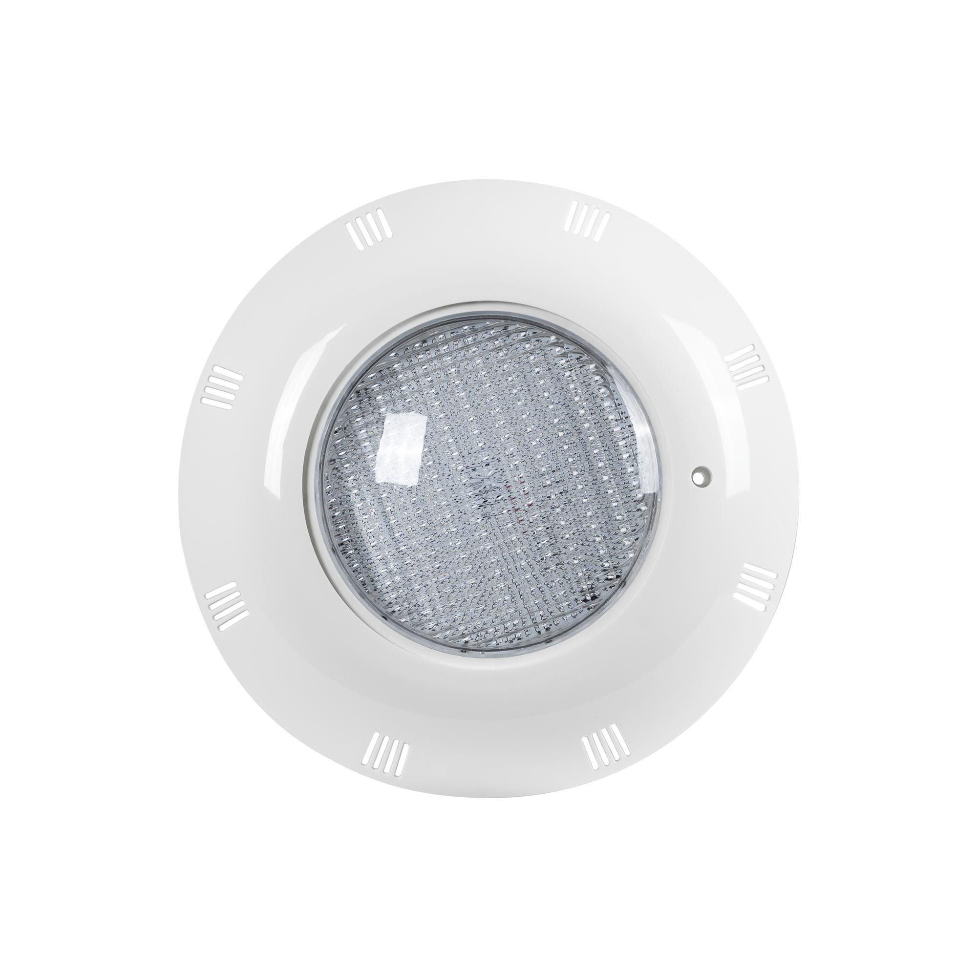 Foco LED sumergible para piscina de fibra - 12V AC - 24W - IP68 - Ø295mm