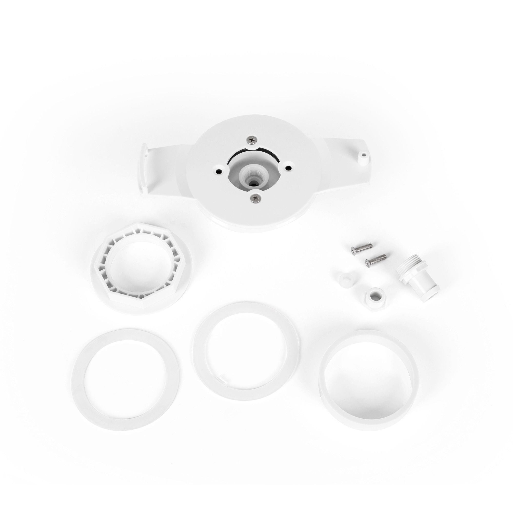 Foco LED sumergible para piscina de fibra - 12V AC - 24W - IP68 - Ø295mm