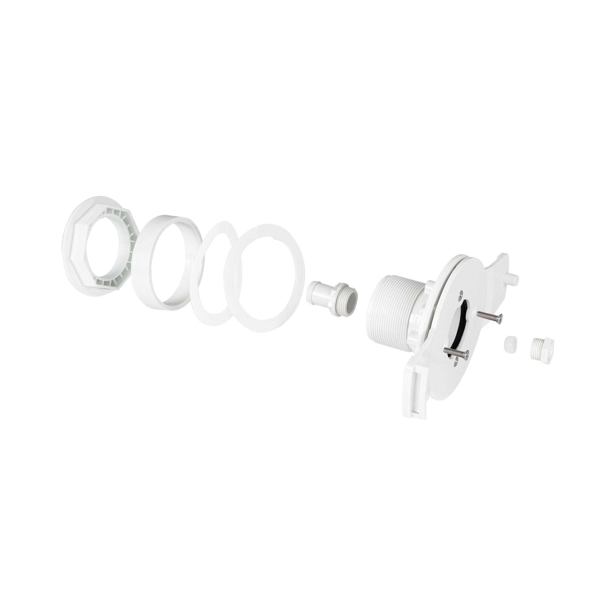 Foco LED sumergible para piscina de fibra - 12V AC - 24W - IP68 - Ø295mm