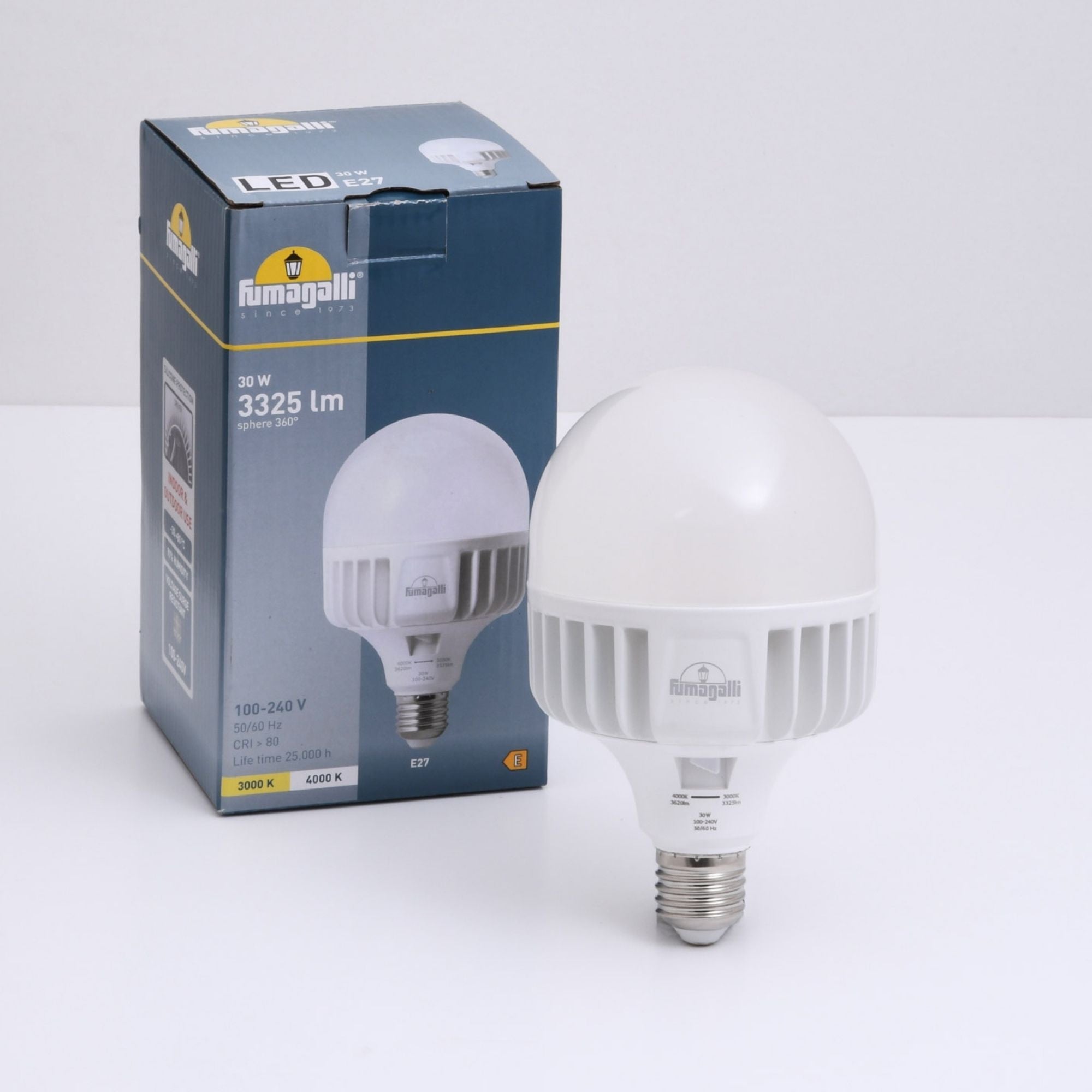 Poste de luz exterior "TOBIA" Fumagalli CCT - 30W - 8 opciones - E27
