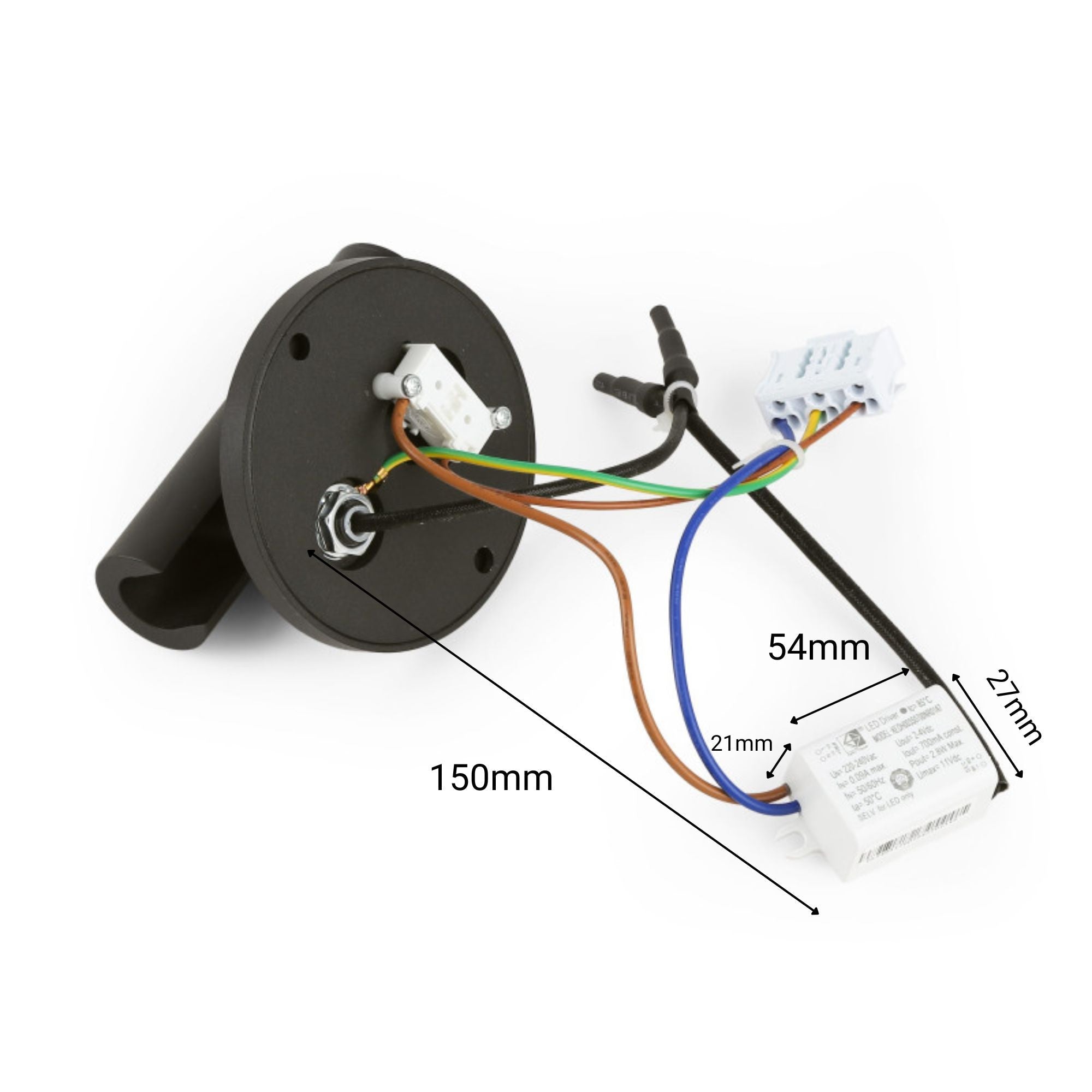Aplique empotrable para lectura "MILSA" - 3W - 2700K - CRI 85