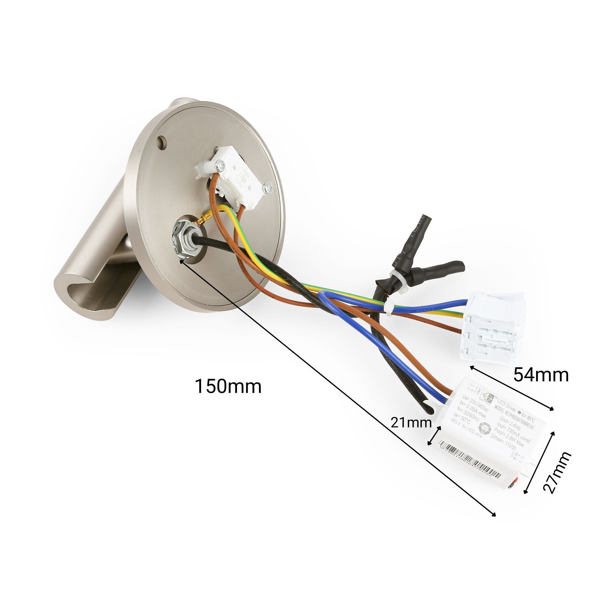 Aplique empotrable para lectura "MILSA" - 3W - 2700K - CRI 85