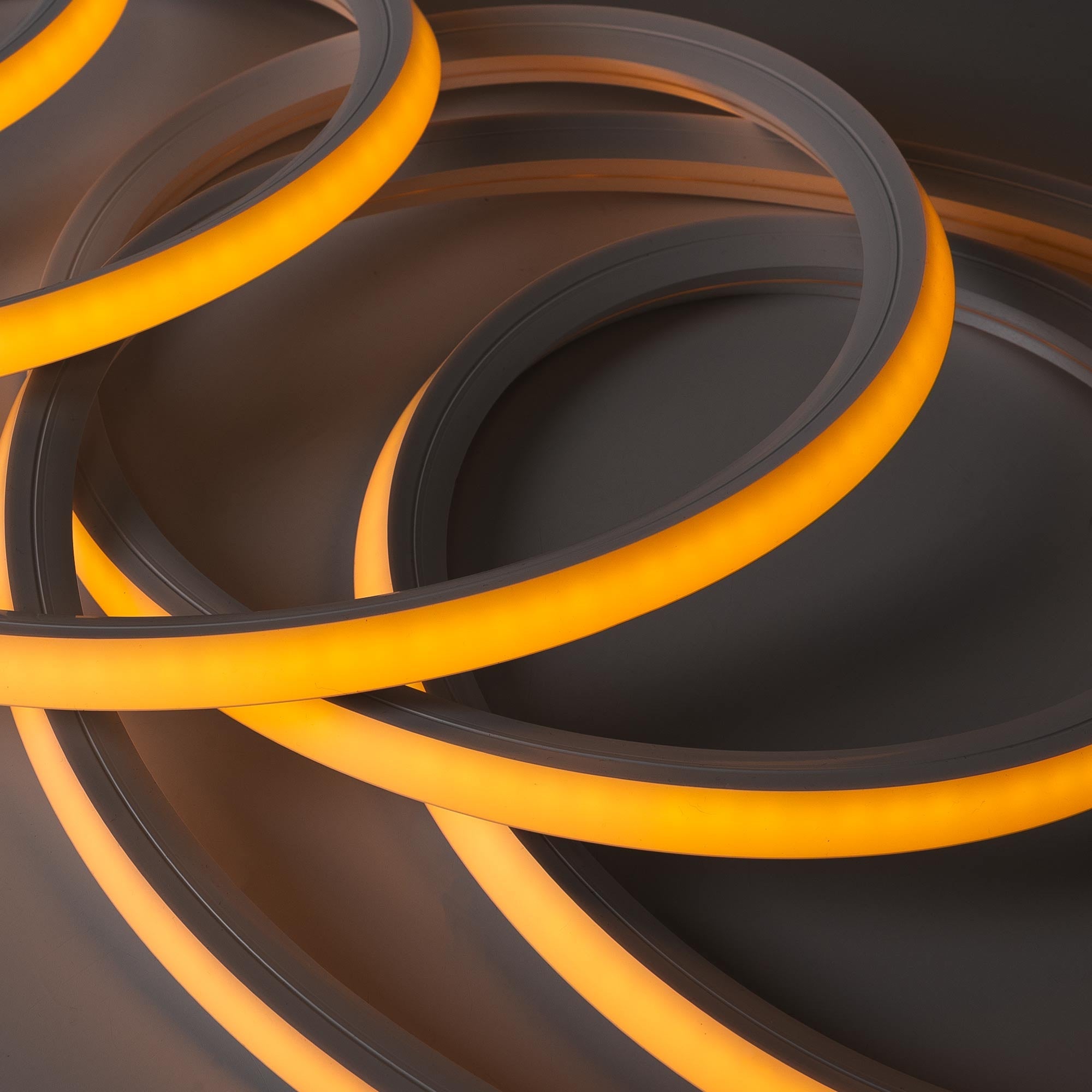 Neón LED flexible RGB 3D - 16x16mm - 5m - Kit completo -12W/m - IP67 -Curvatura vertical y horizontal