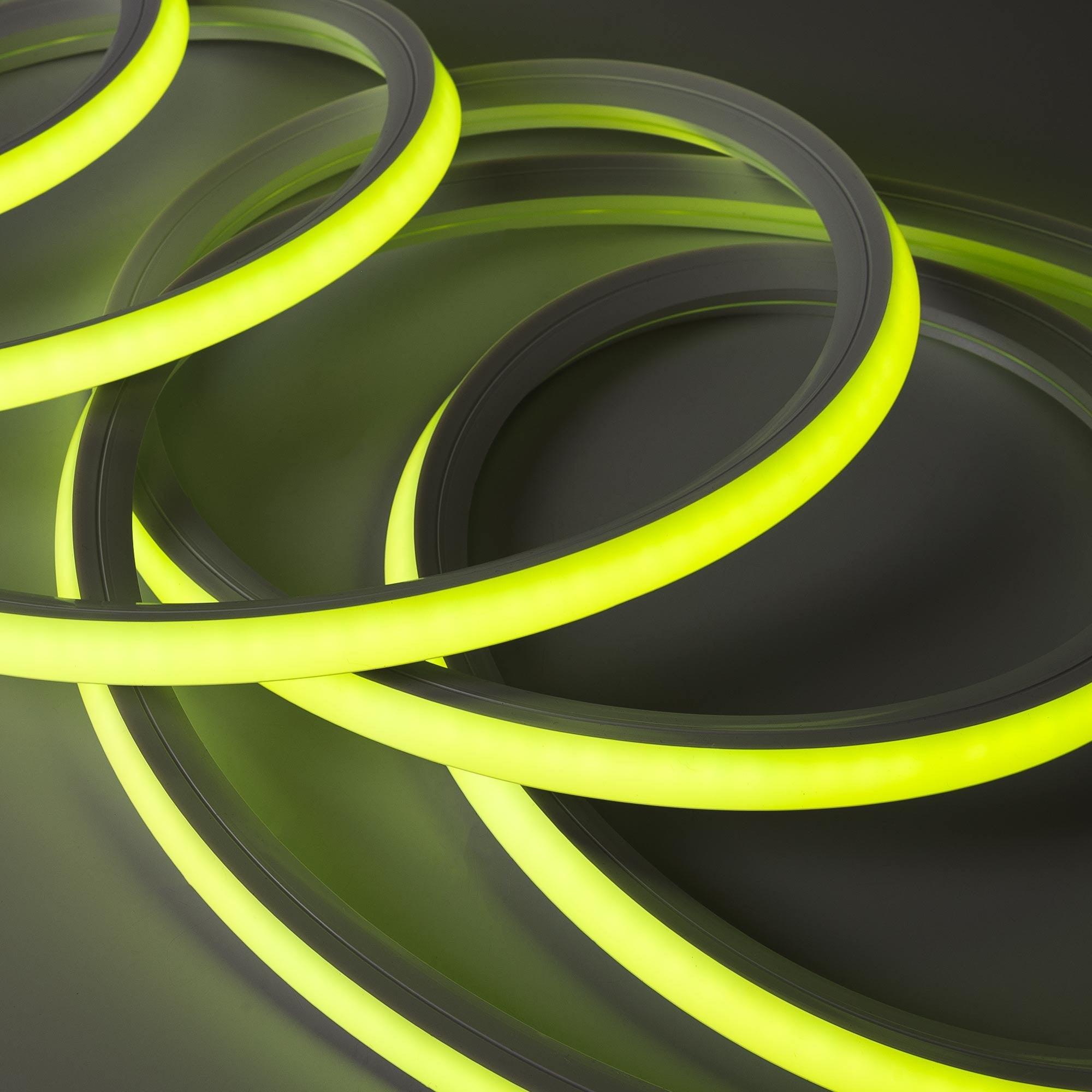 Neón LED flexible RGB 3D - 16x16mm - 5m - Kit completo -12W/m - IP67 -Curvatura vertical y horizontal
