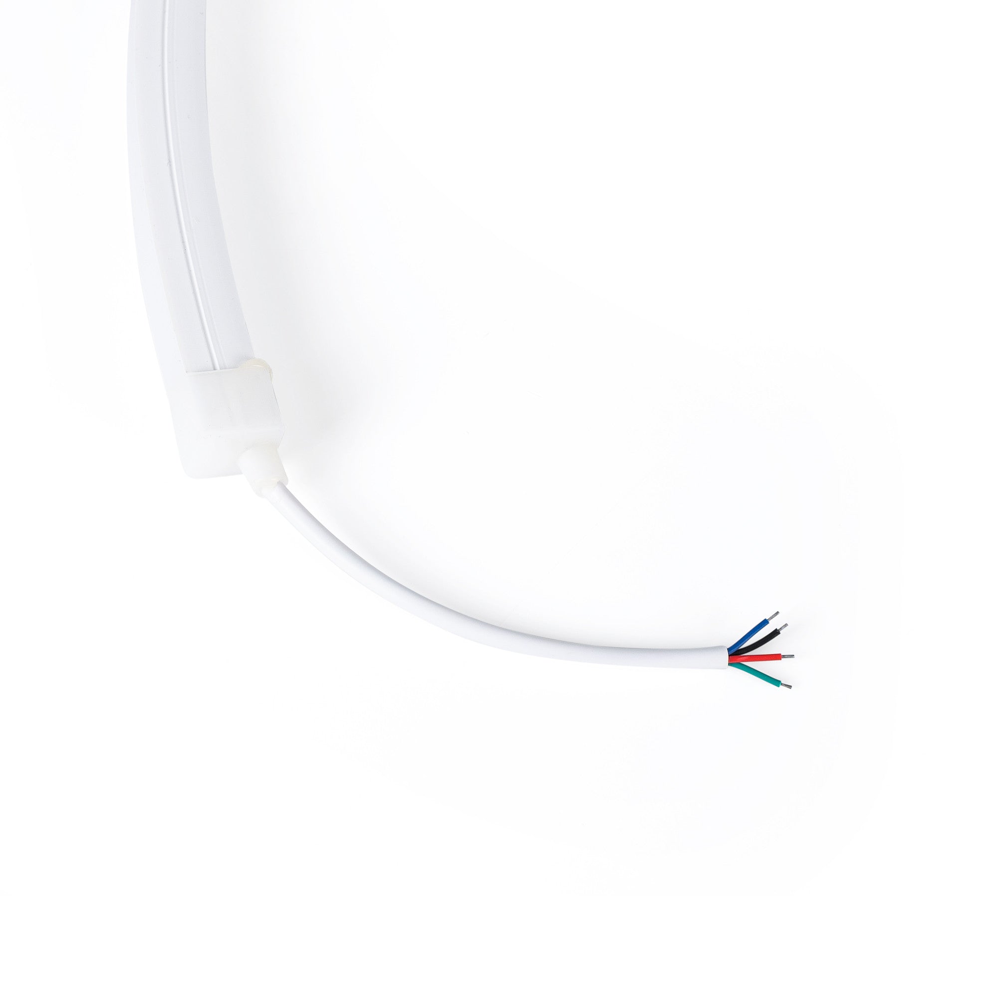 Neón LED flexible RGB 3D - 16x16mm - 5m - Kit completo -12W/m - IP67 -Curvatura vertical y horizontal