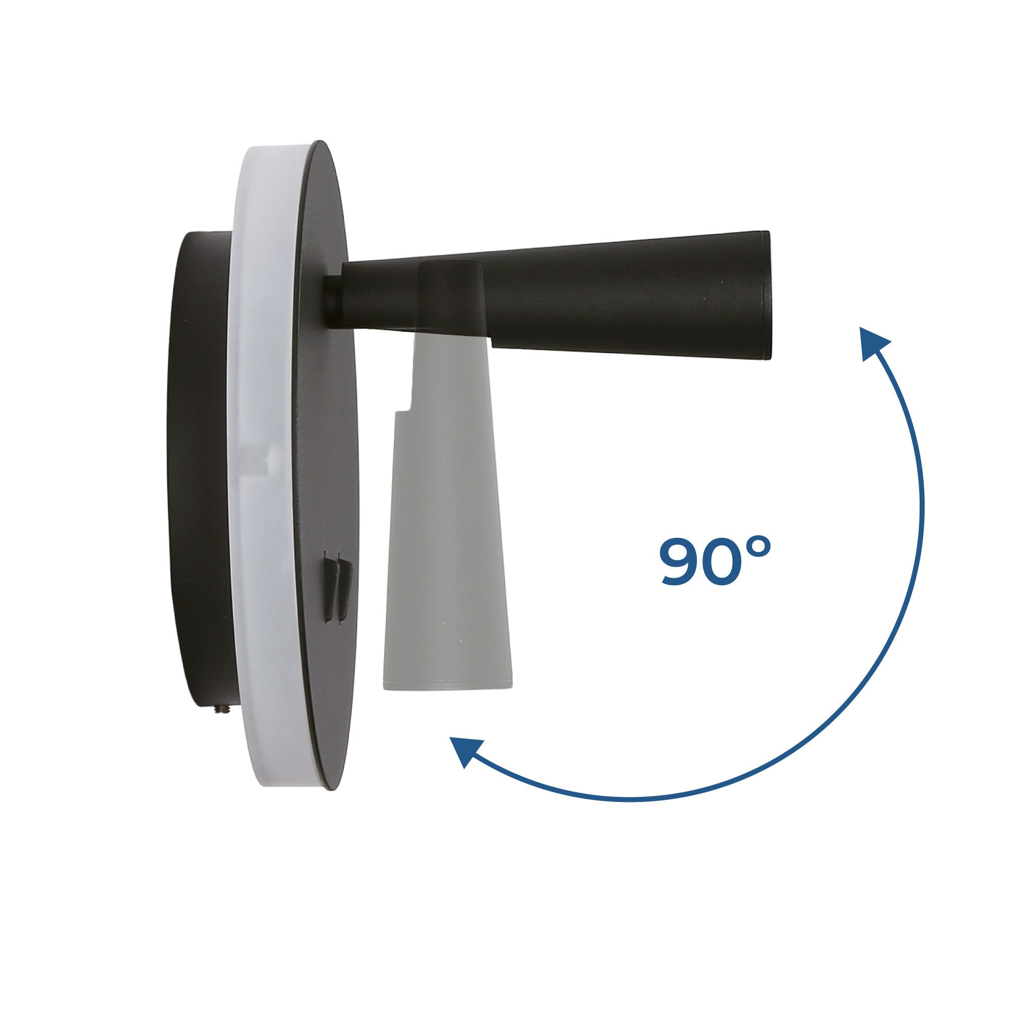 Aplique de pared "FELAM" - 3W + 6W - 2700K - CRI 85