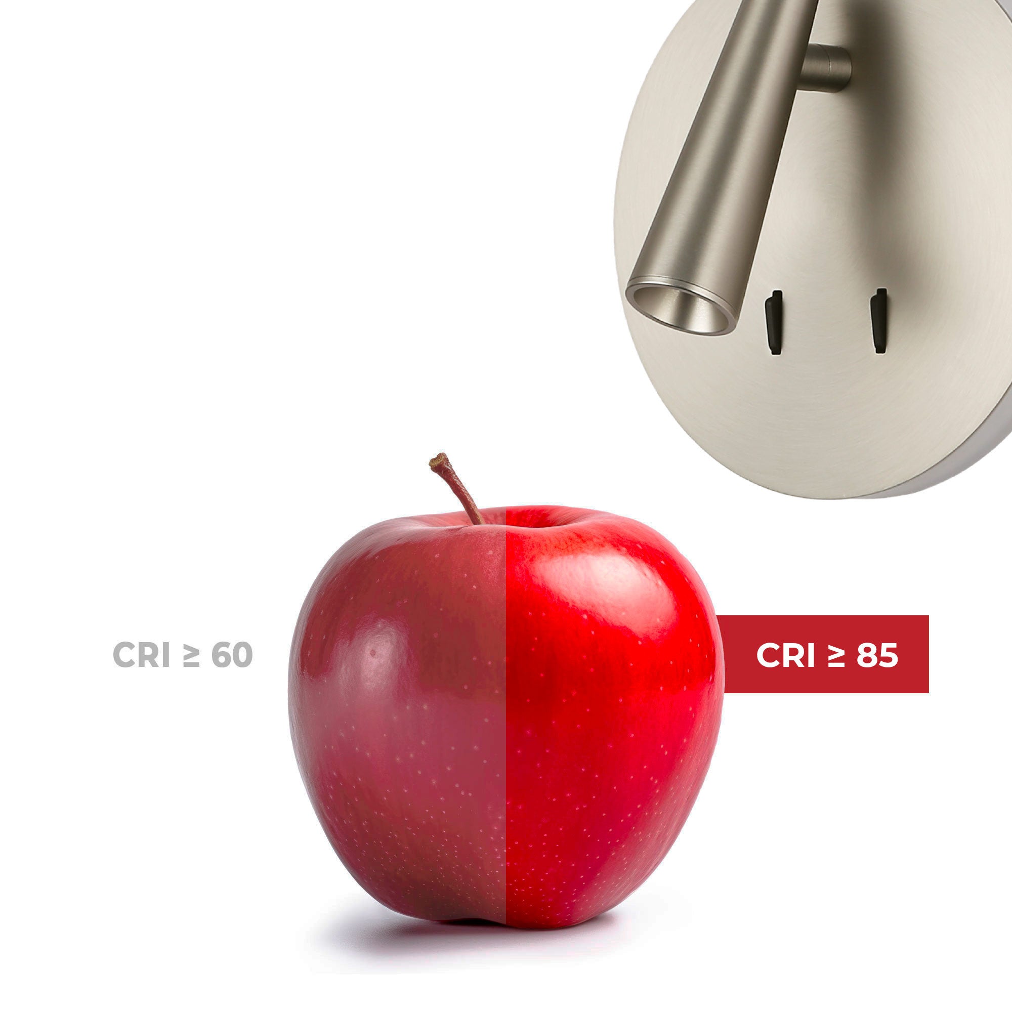 Aplique de pared "FELAM" - 3W + 6W - 2700K - CRI 85