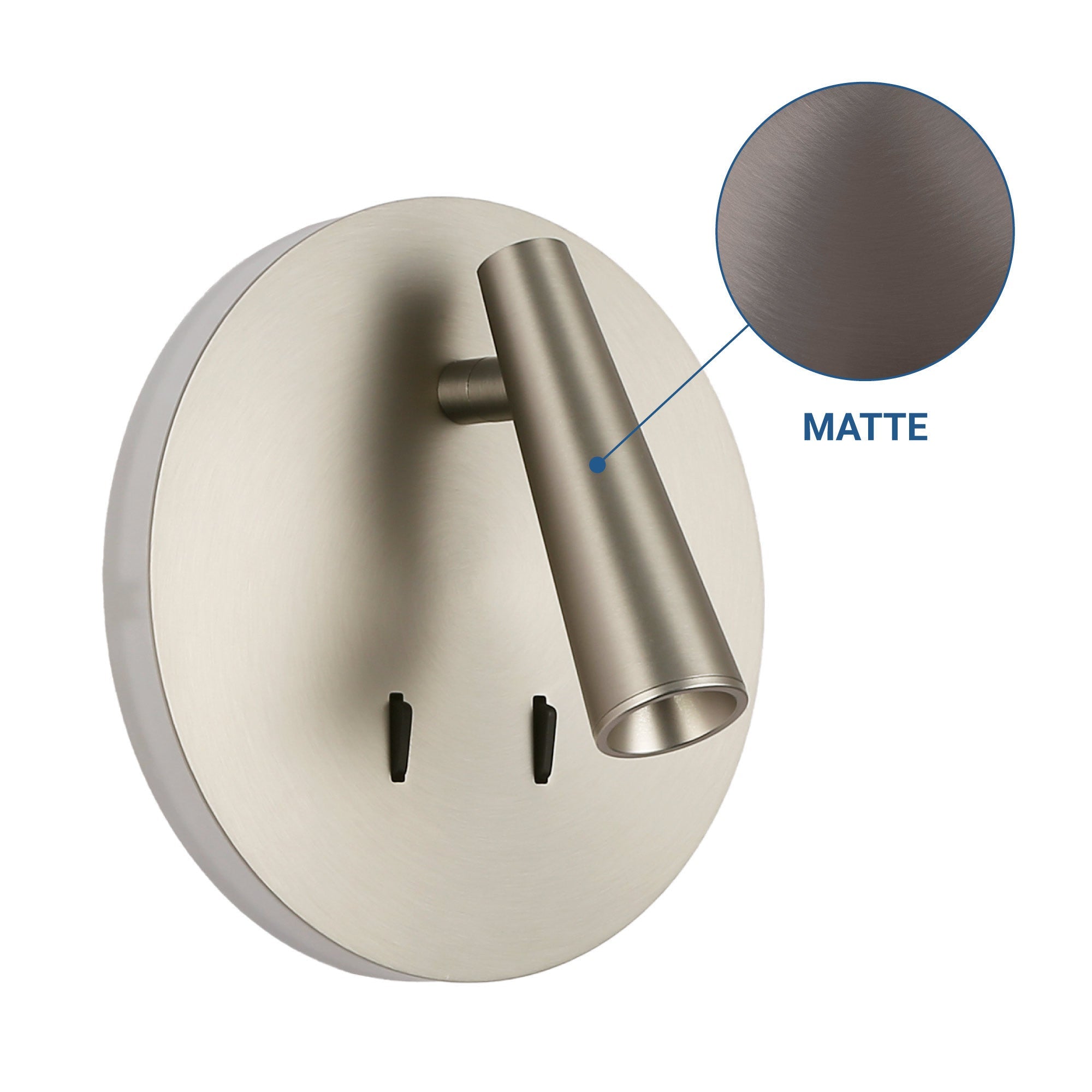 Aplique de pared "FELAM" - 3W + 6W - 2700K - CRI 85