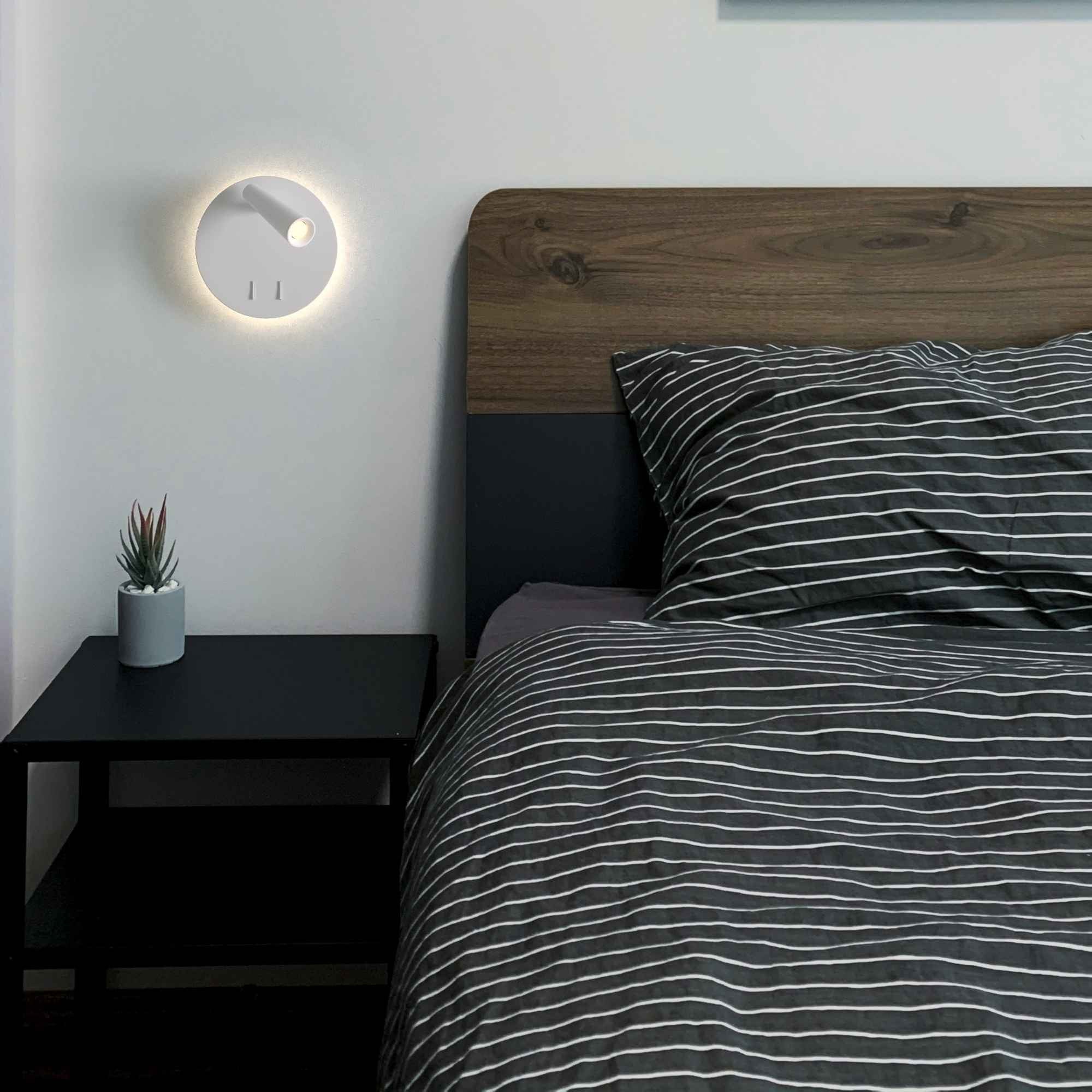 Aplique de pared "FELAM" - 3W + 6W - 2700K - CRI 85