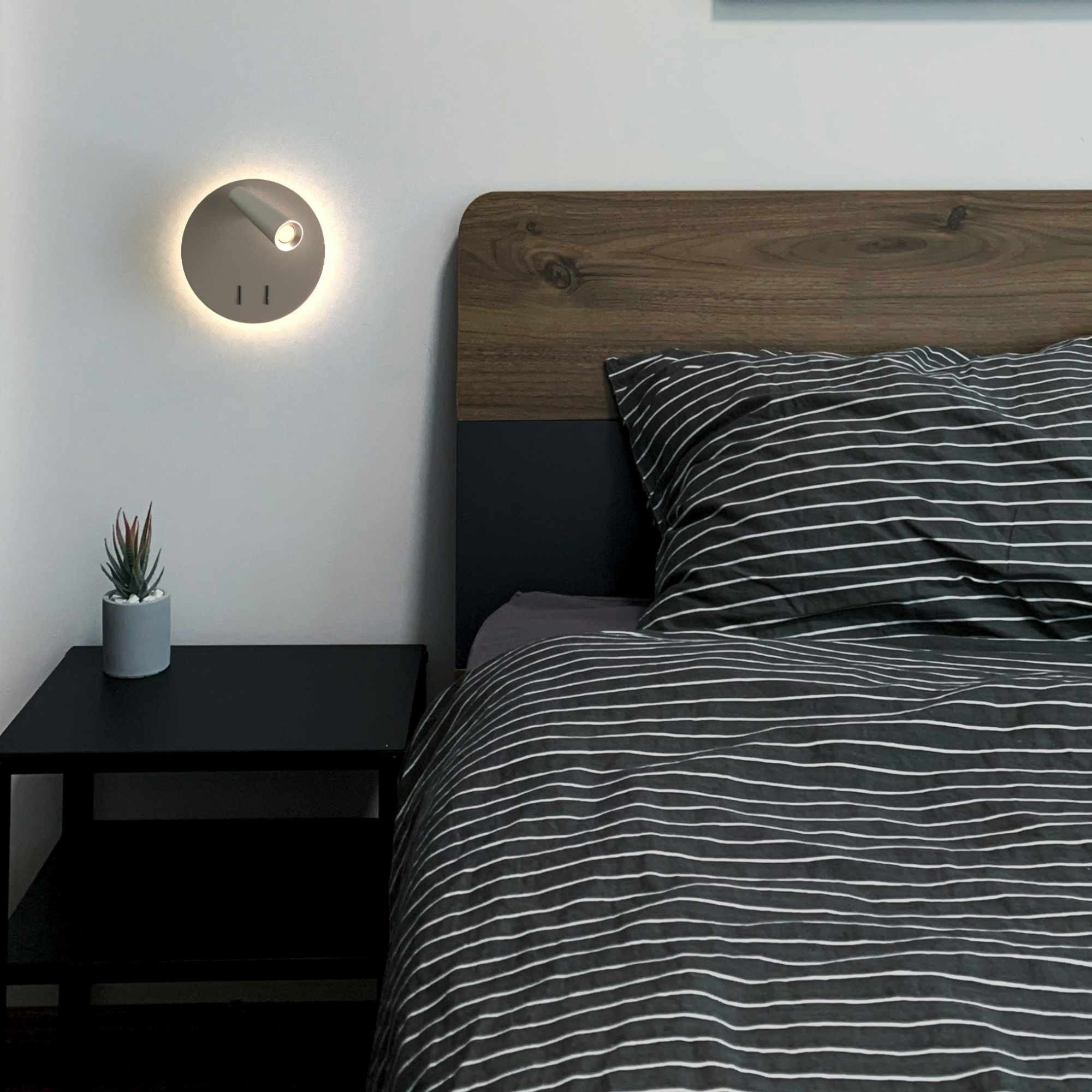 Aplique de pared "FELAM" - 3W + 6W - 2700K - CRI 85
