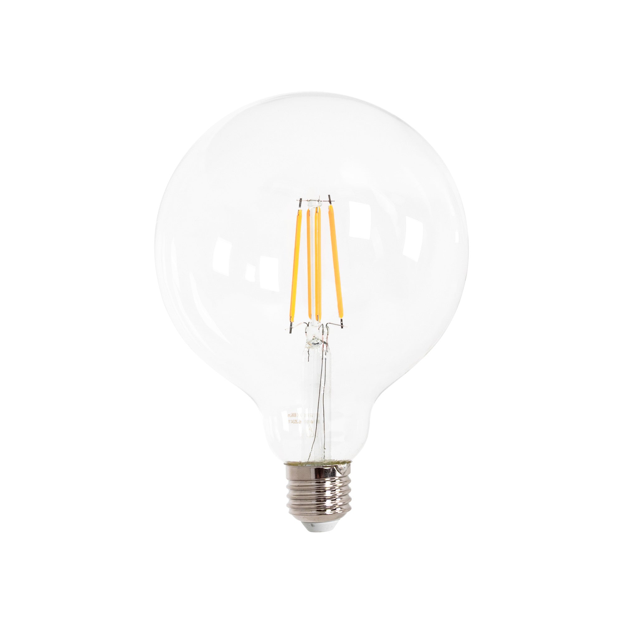 Bombilla LED globo filamento - E27 G125 - 8W - Regulable