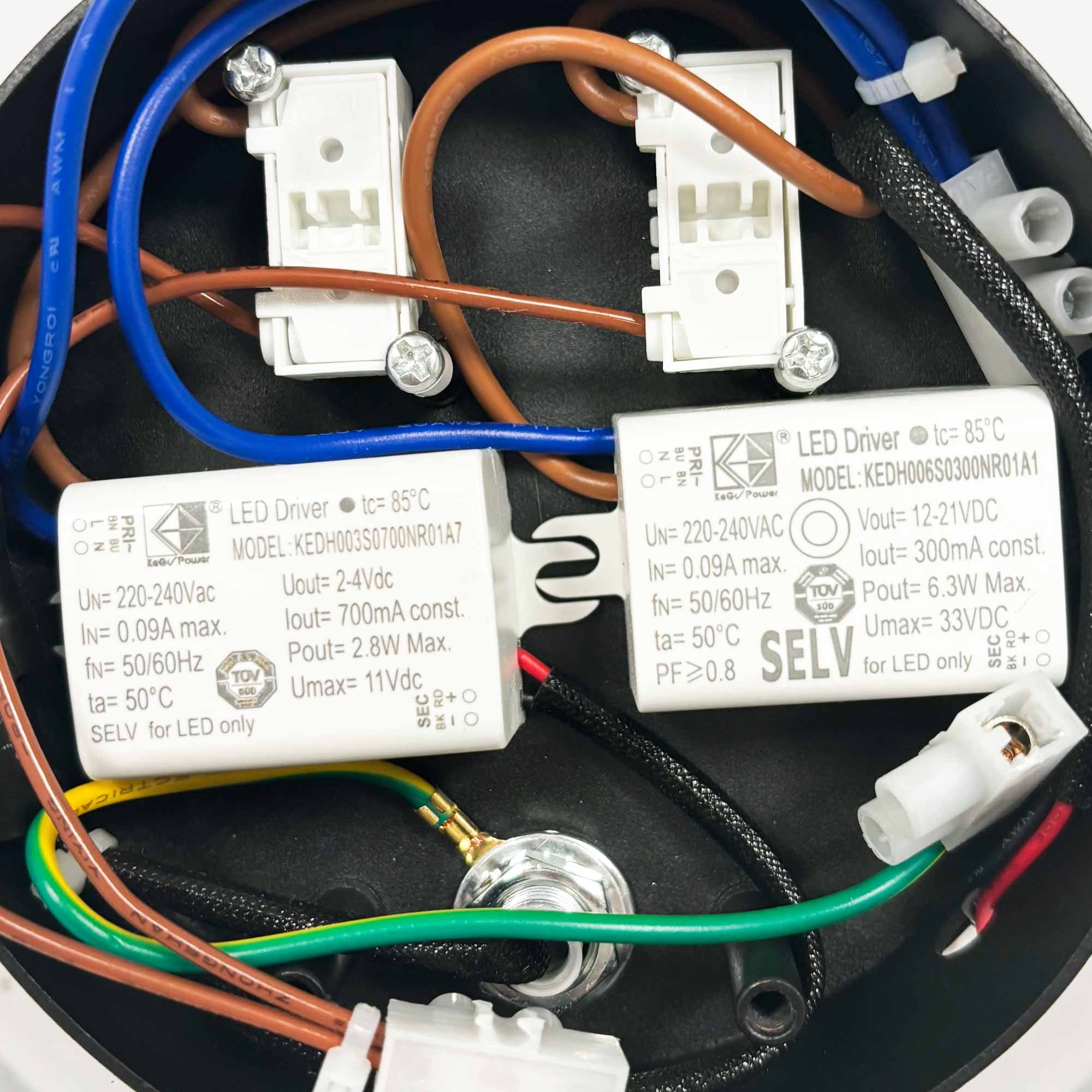 Aplique de pared "FELAM" - 3W + 6W - 2700K - CRI 85
