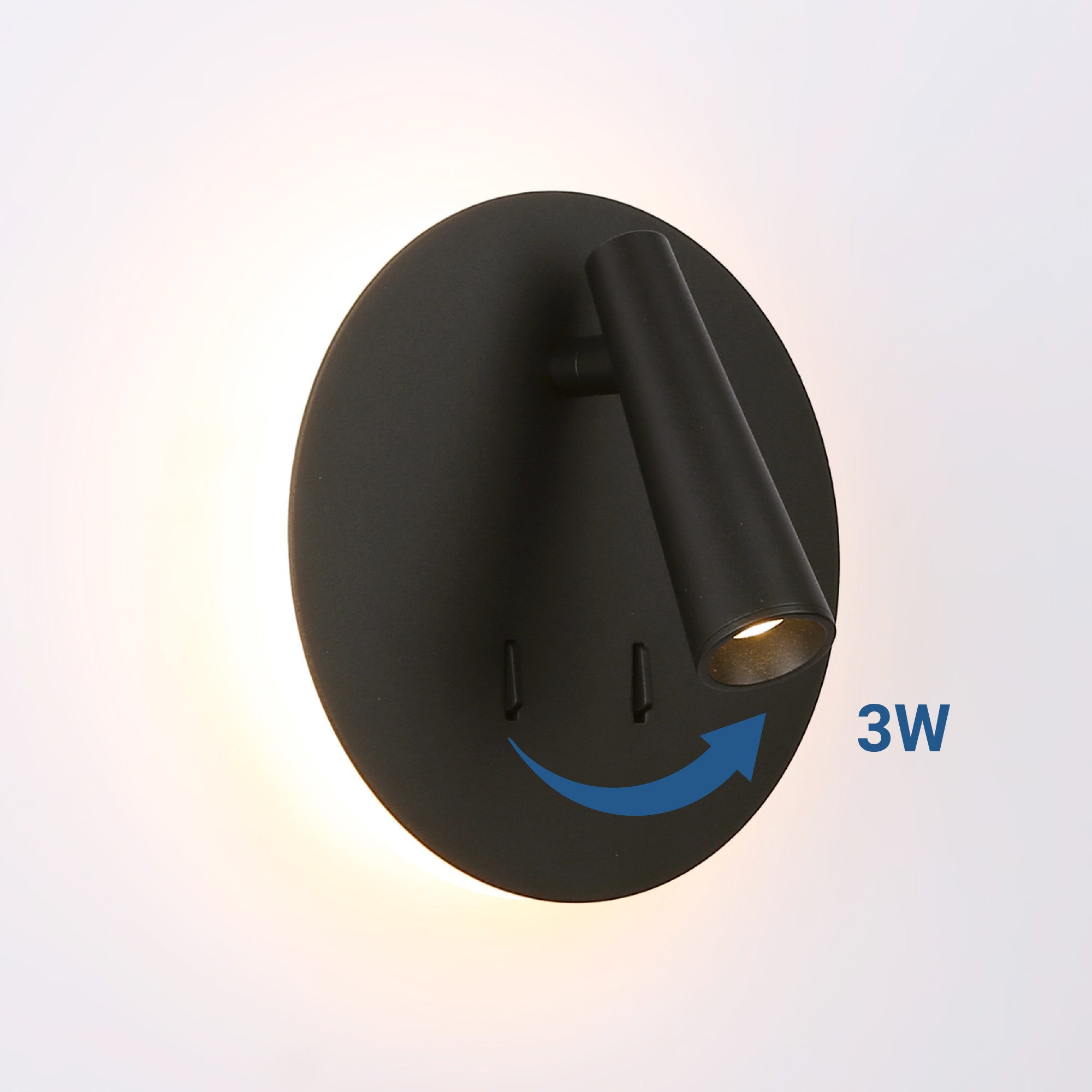 Aplique de pared "FELAM" - 3W + 6W - 2700K - CRI 85