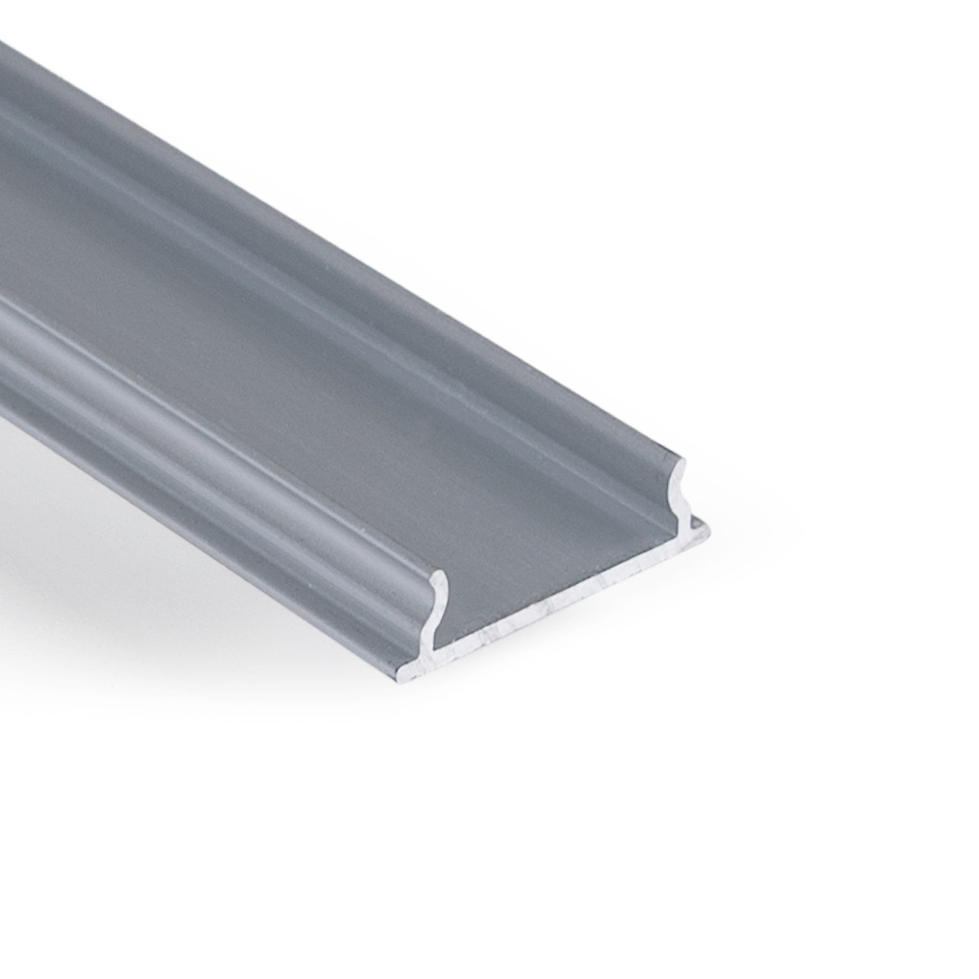 Perfil tira LED de superficie con difusor - Kit completo - 18x5mm - Tira LED ≤12mm - 2 metros