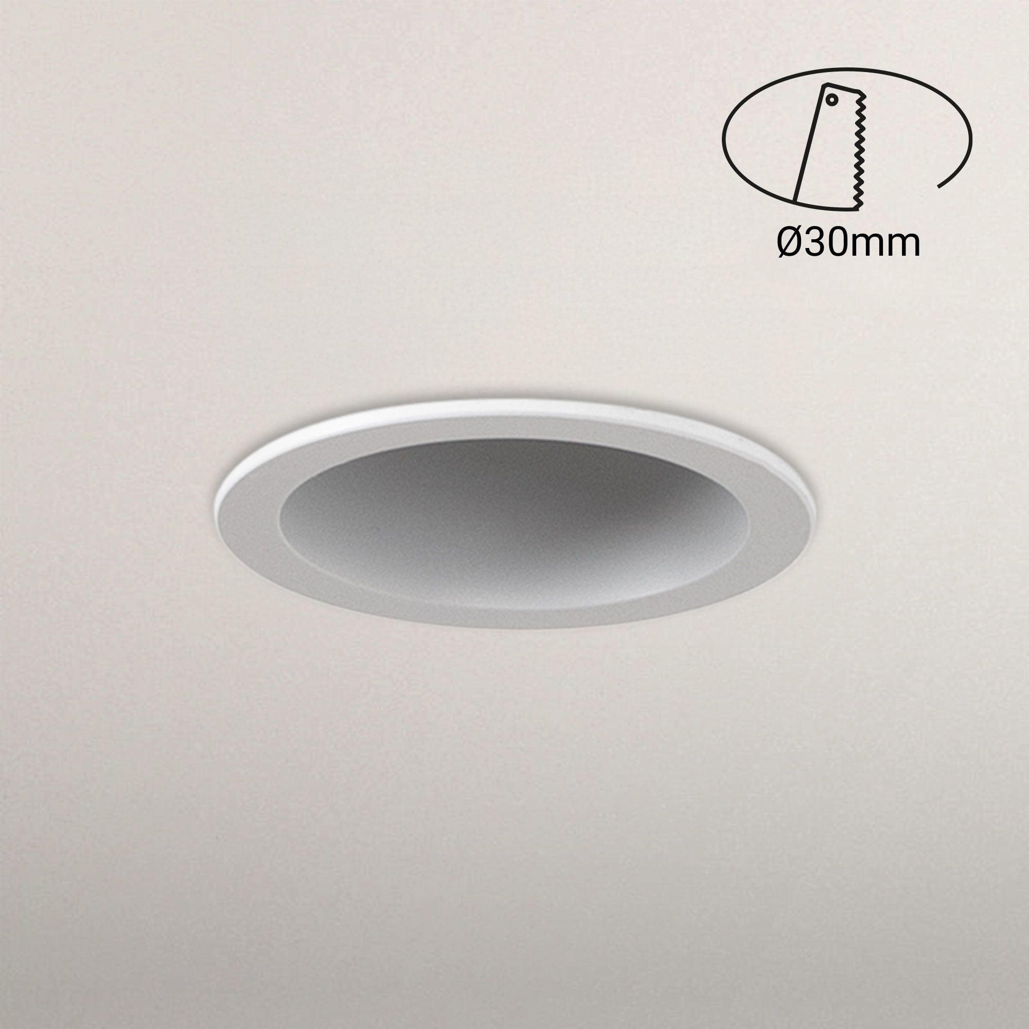 Downlight LED Mini 5W - Chip OSRAM - Bajo UGR - Ø 34mm