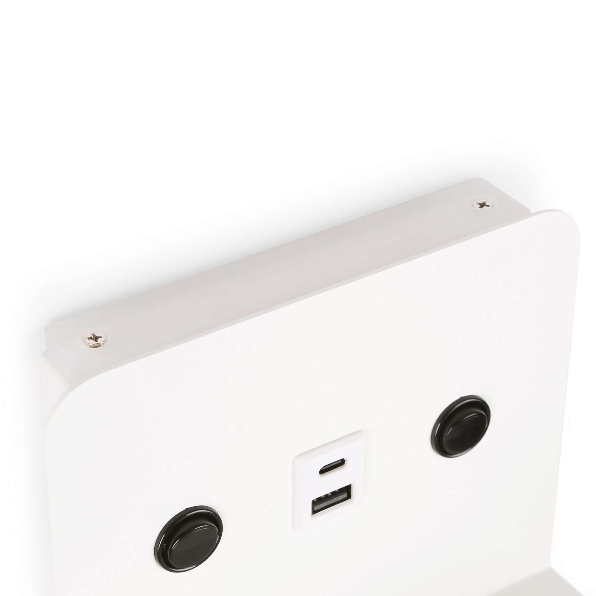 Aplique de pared para lectura "SLANGE 2" - 3W + 6W - Puerto USB + USB-C