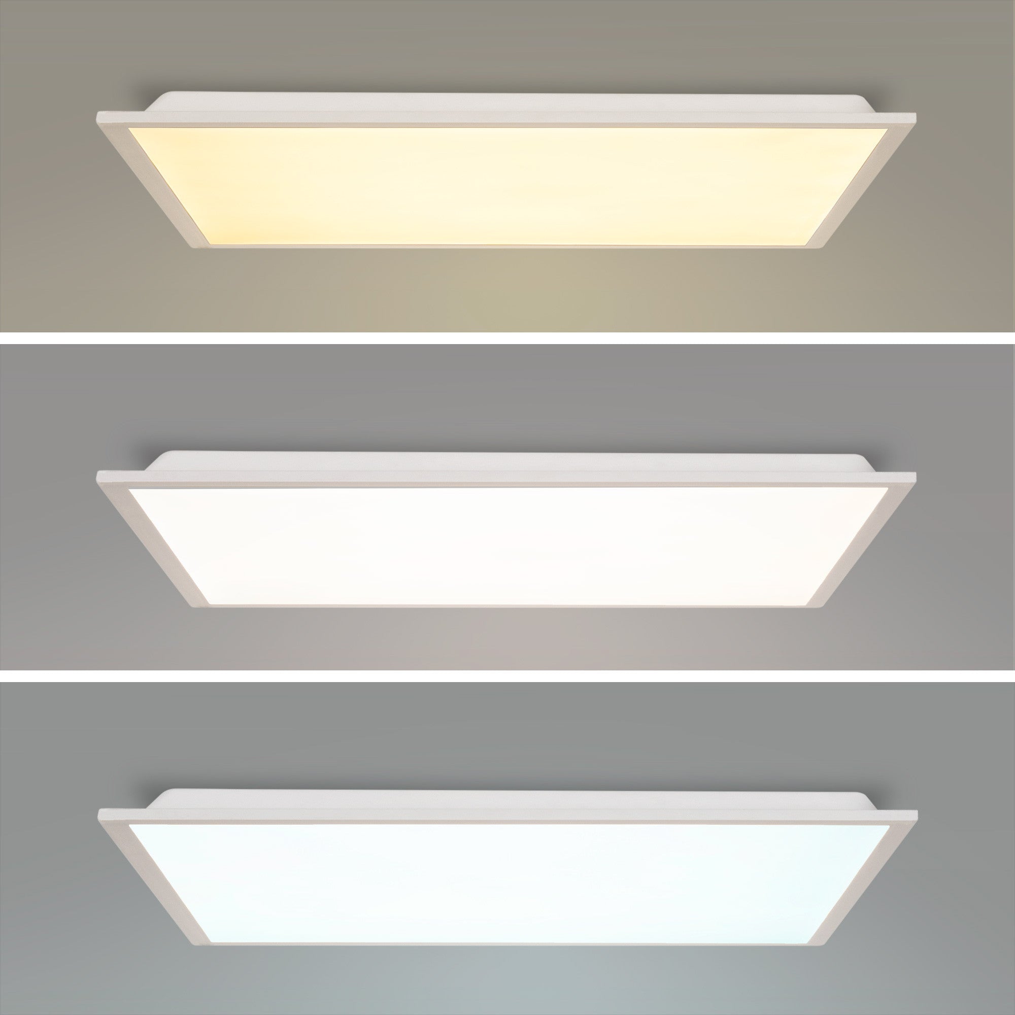 Plafón de techo LED Backlight - 60x60cm - 36W - CCT + RGB IC - Con mando a distancia