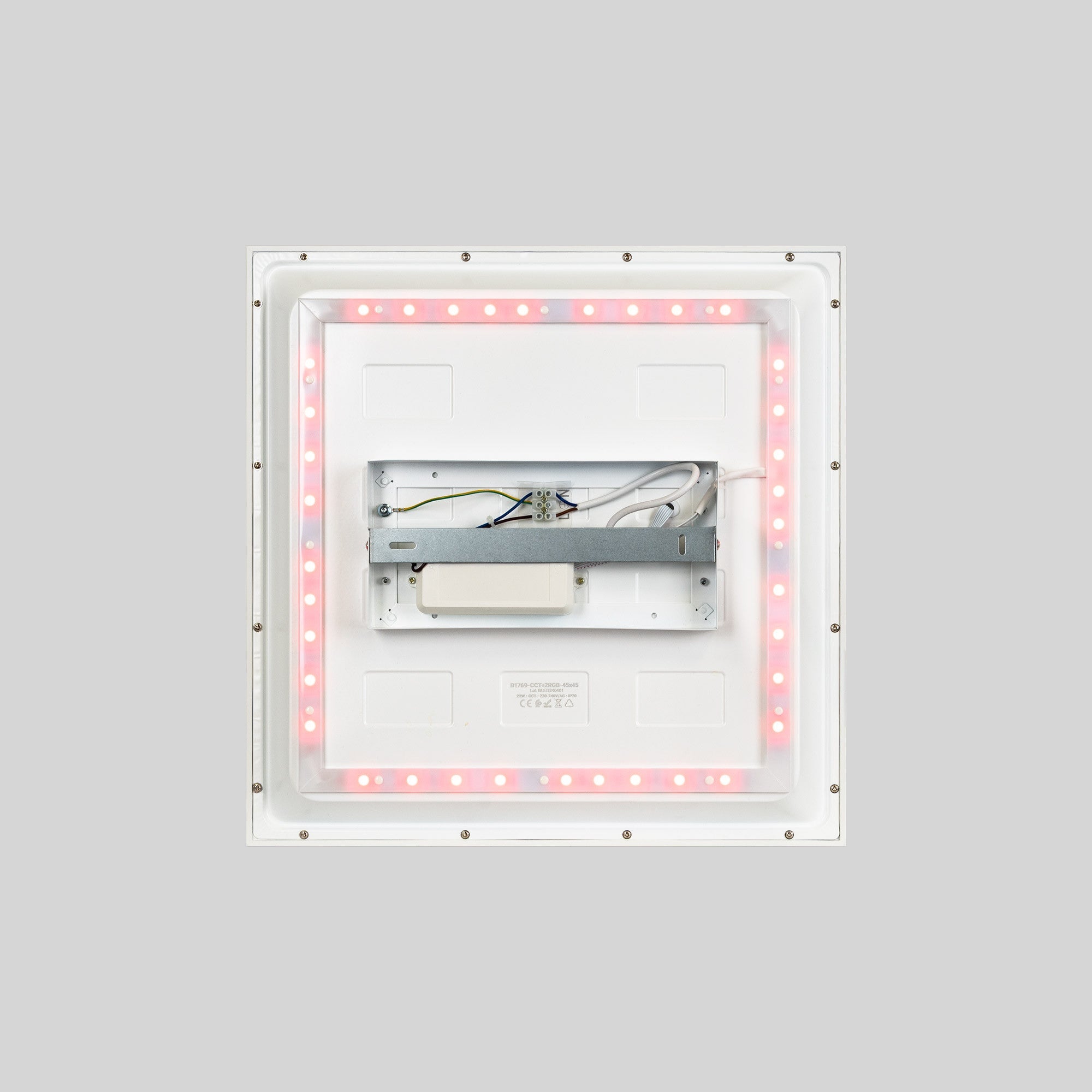 Plafón de techo LED Backlight - 45x45cm - 22W - CCT + 2RGB - Retroiluminado