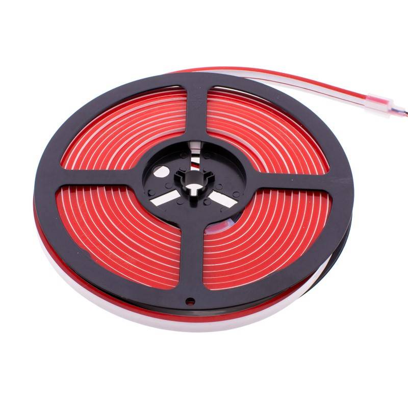 Neón LED Flexible 24V DC - 4x10mm - 5 metros - 13W/m - 120 LED/m - IP67 - Curvatura lateral