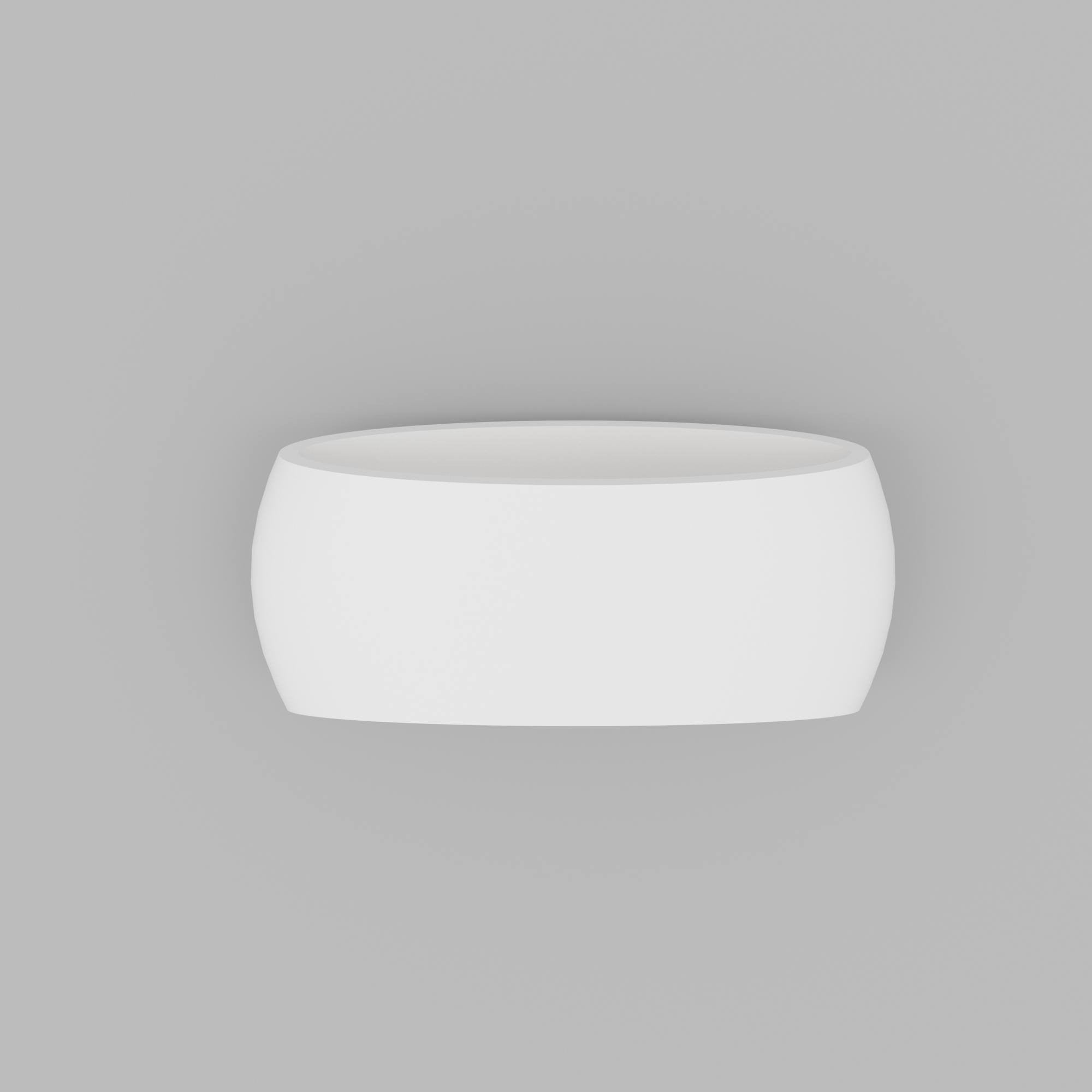 Aplique de pared de escayola "DUNA" - Up & Down - 370 mm - E27
