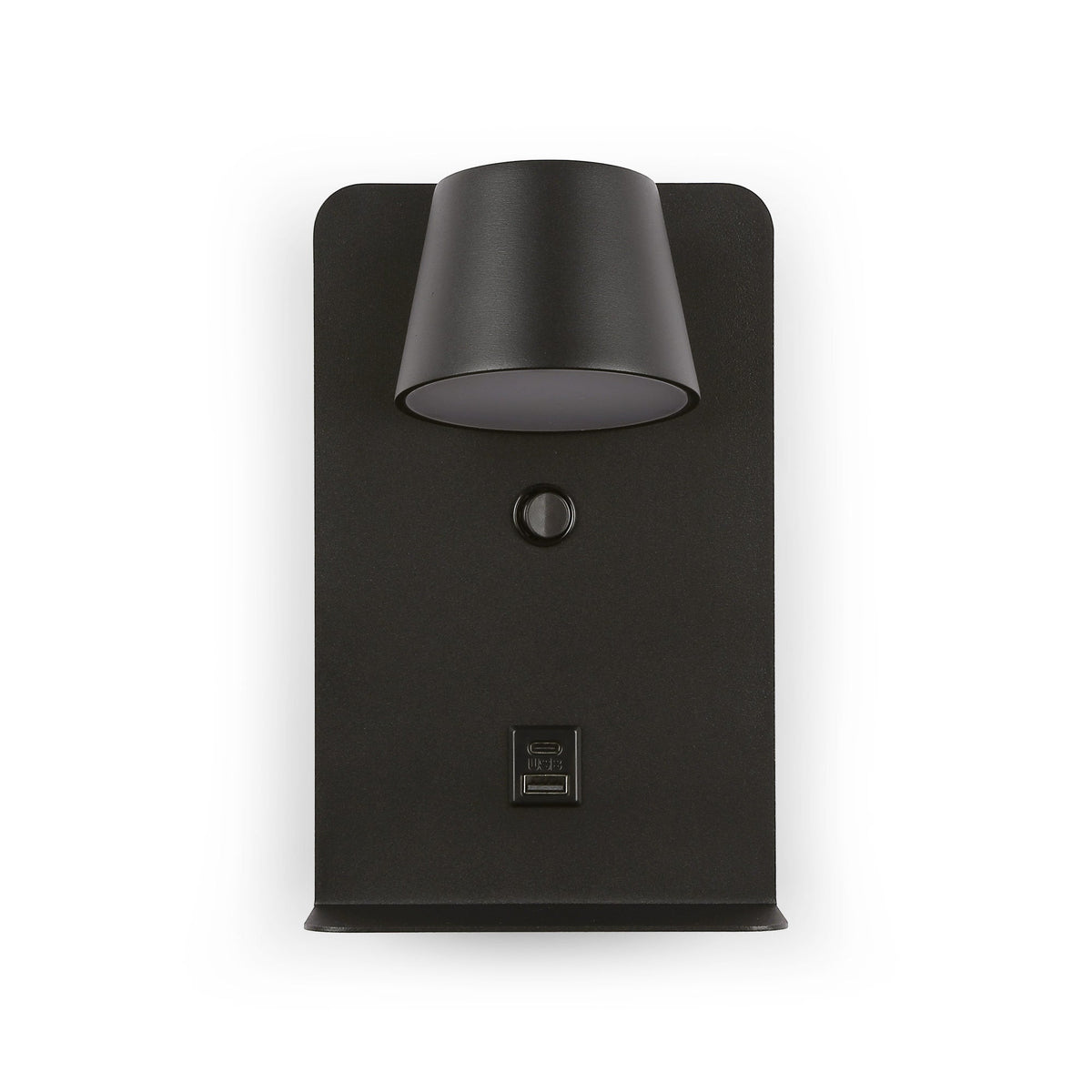 Aplique de pared para lectura "BASKOP" - Puerto USB + USB-C - 6W