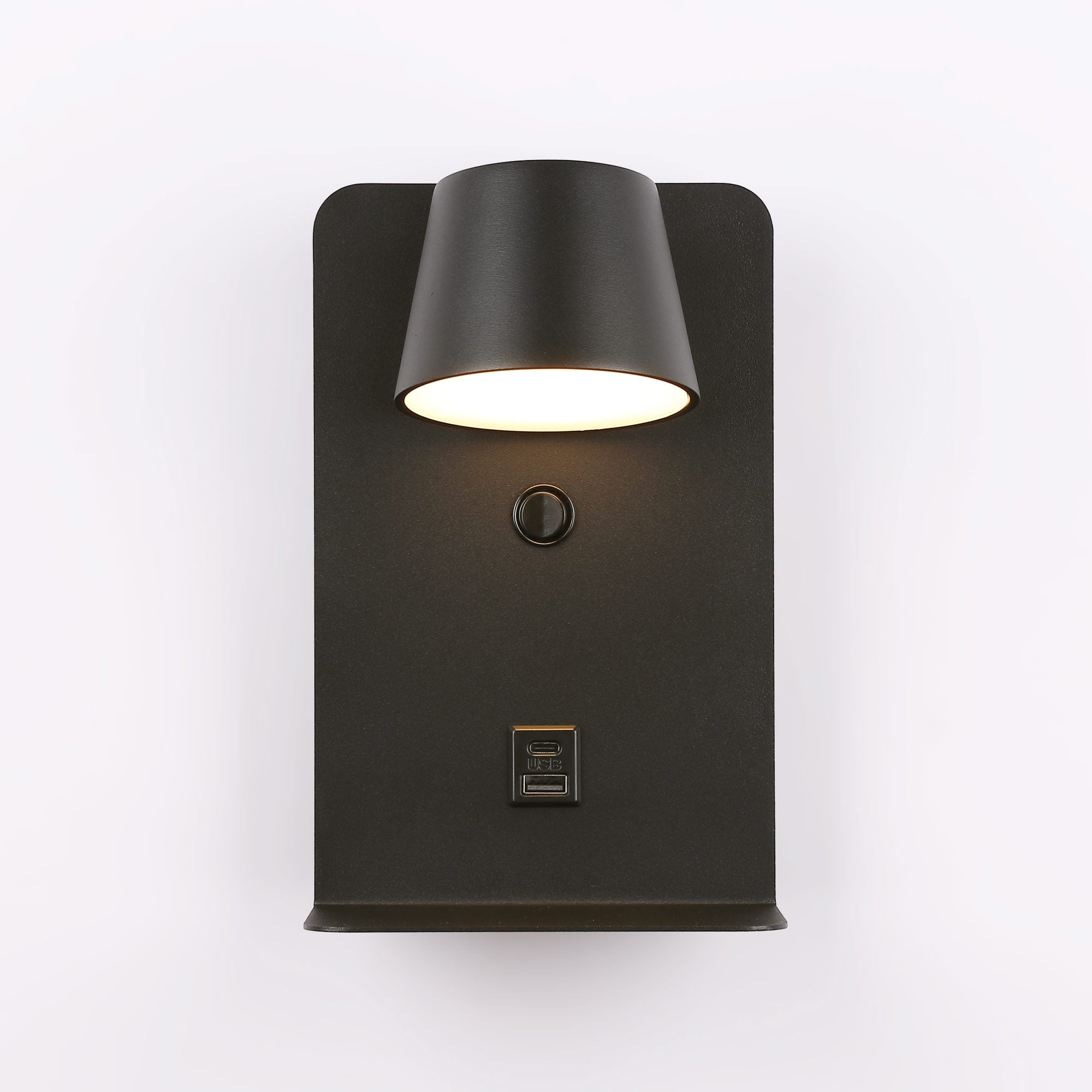 Aplique de pared para lectura "BASKOP" - Puerto USB + USB-C - 6W