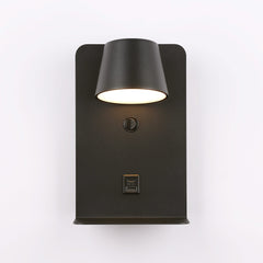 Aplique de pared para lectura "BASKOP" - Puerto USB + USB-C - 6W