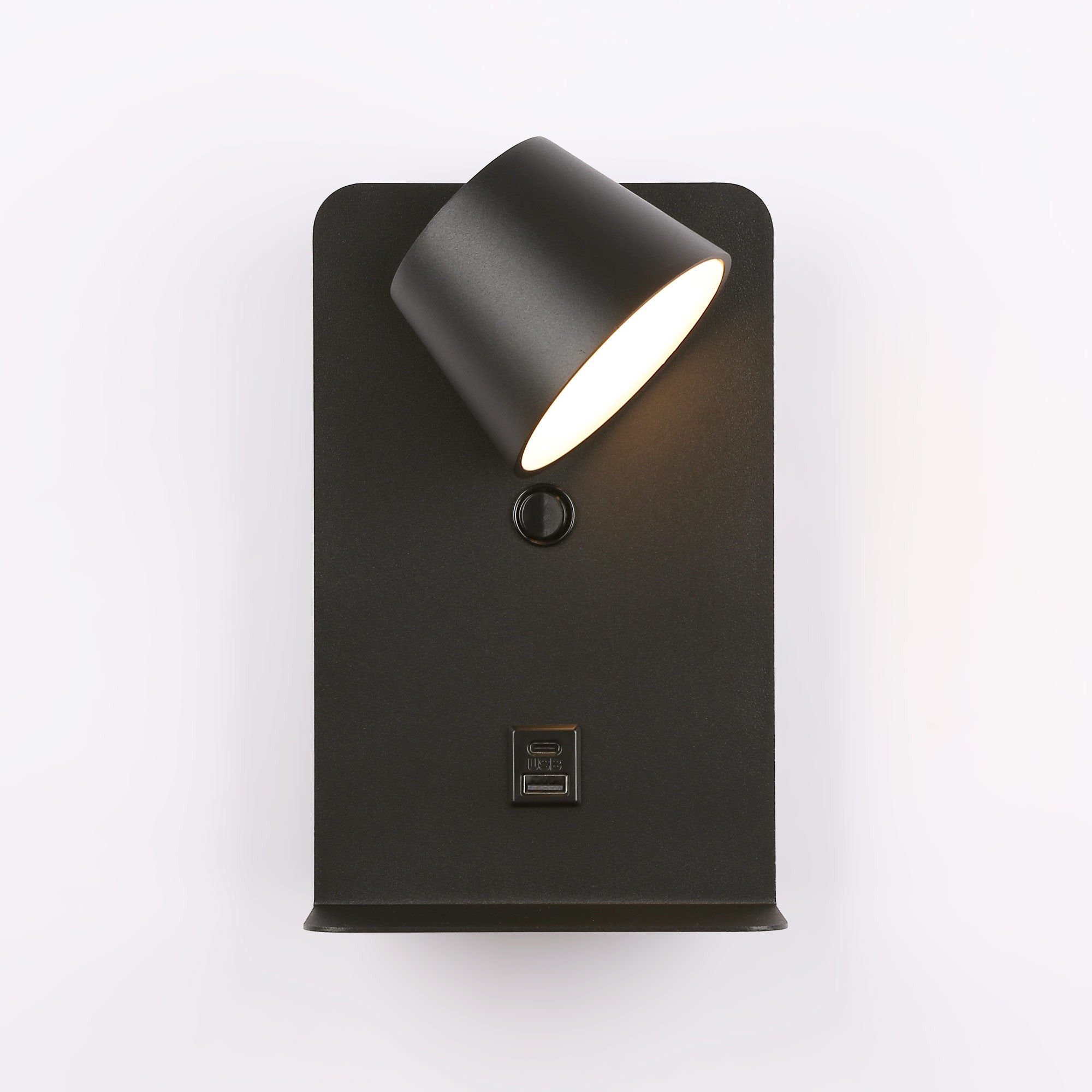Aplique de pared para lectura "BASKOP" - Puerto USB + USB-C - 6W