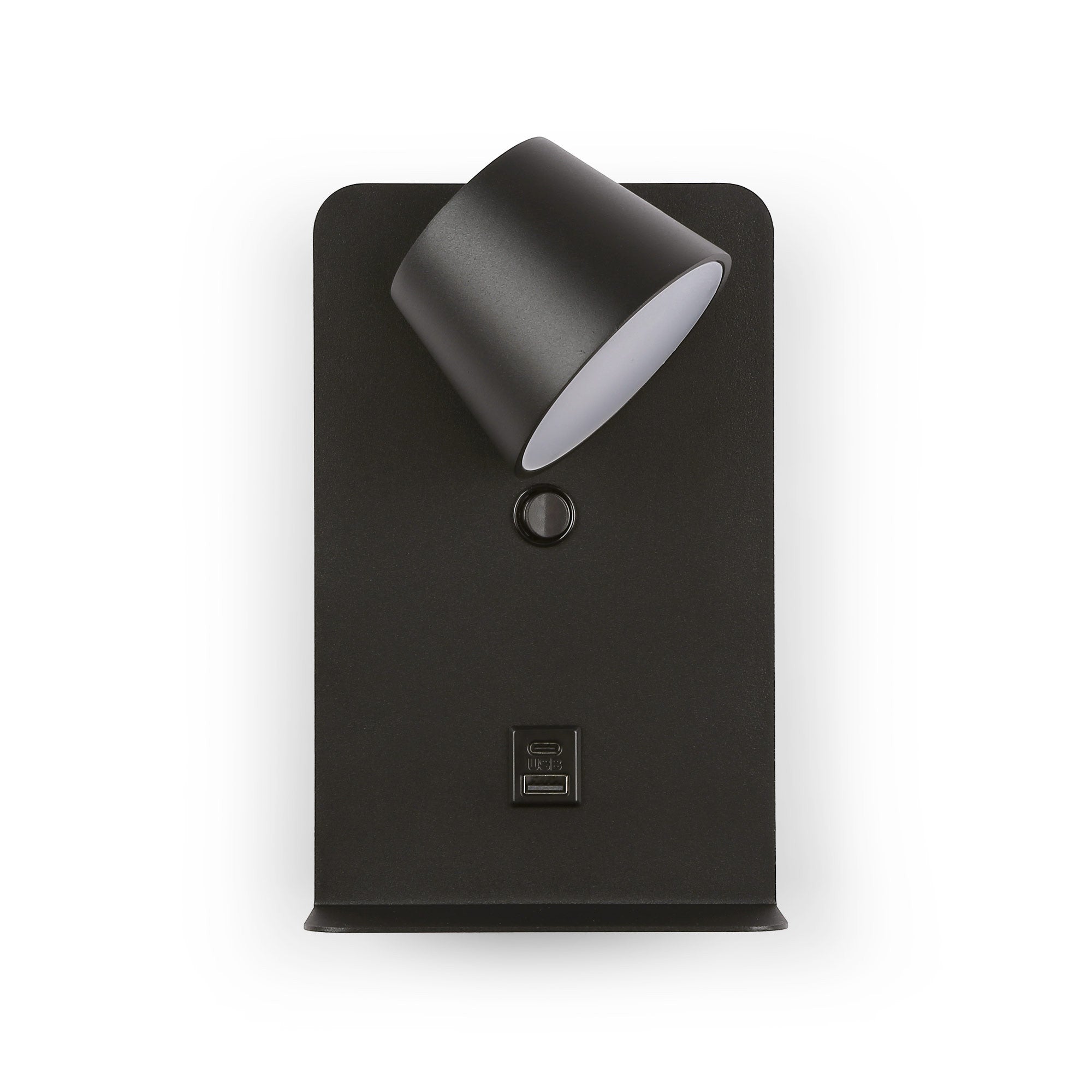 Aplique de pared para lectura "BASKOP" - Puerto USB + USB-C - 6W