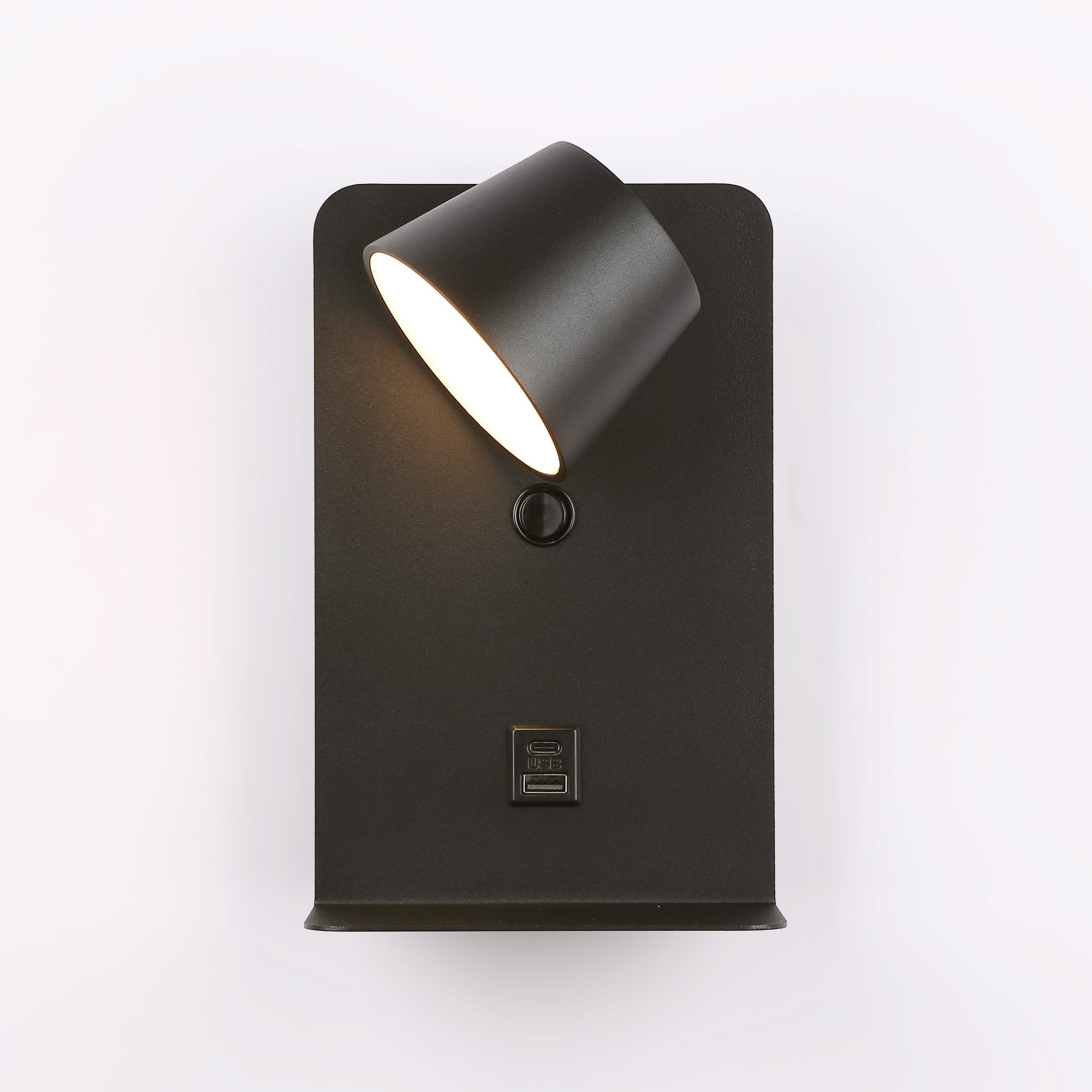 Aplique de pared para lectura "BASKOP" - Puerto USB + USB-C - 6W