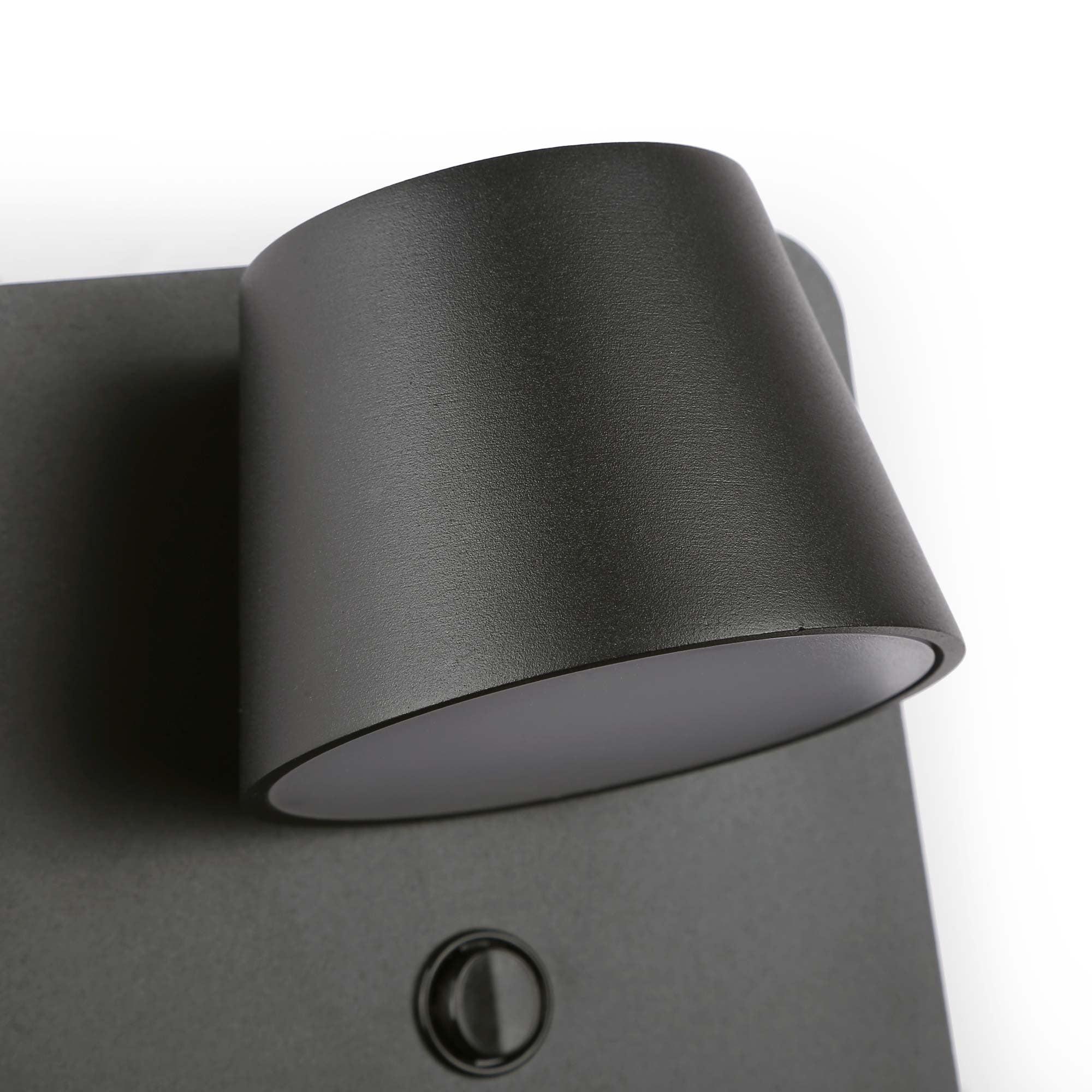 Aplique de pared para lectura "BASKOP" - Puerto USB + USB-C - 6W