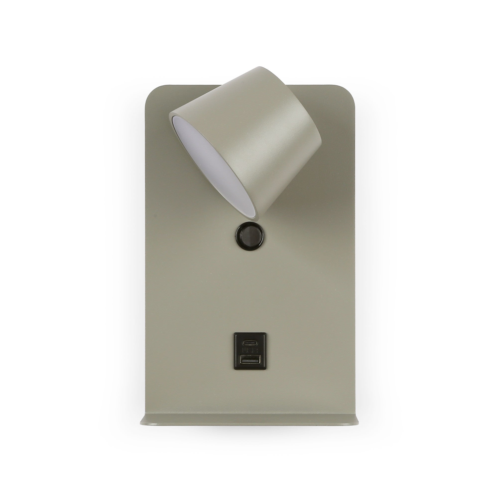 Aplique de pared para lectura "BASKOP" - Puerto USB + USB-C - 6W