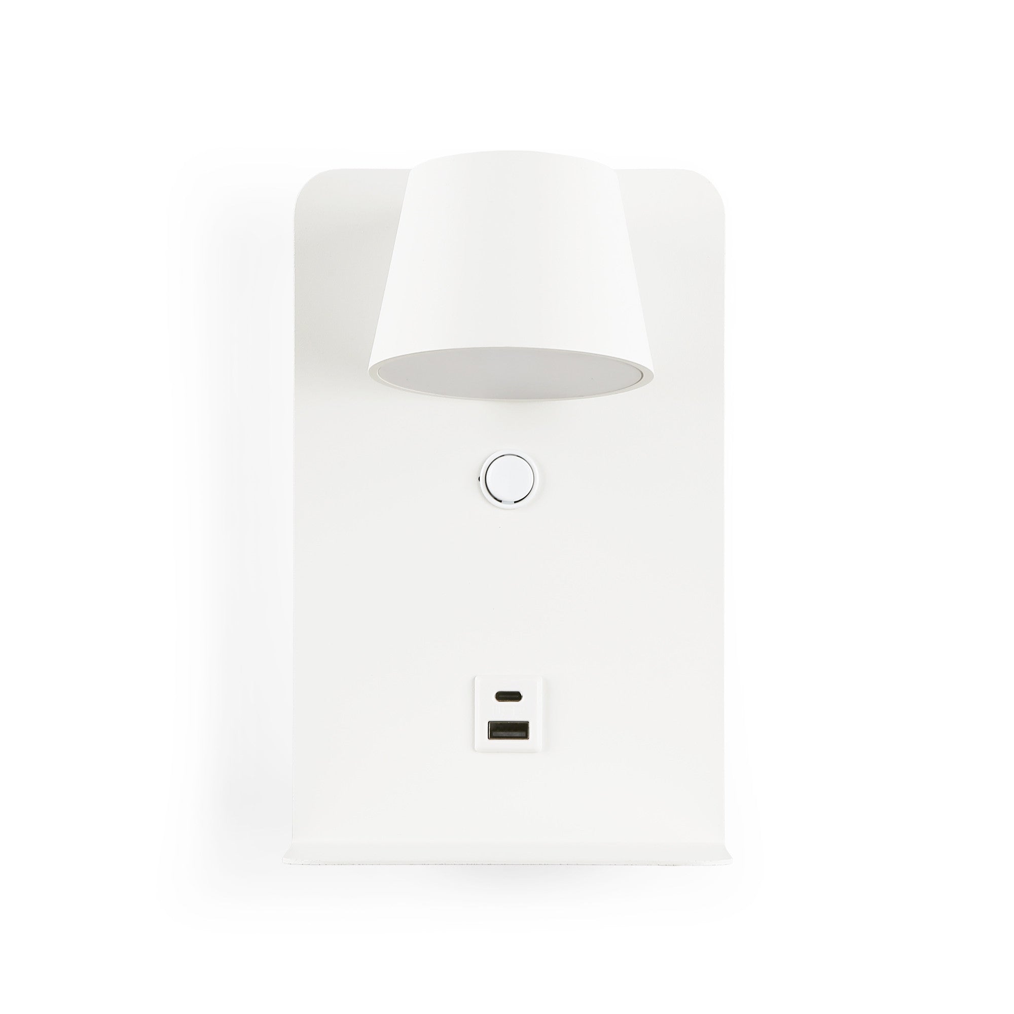 Aplique de pared para lectura "BASKOP" - Puerto USB + USB-C - 6W
