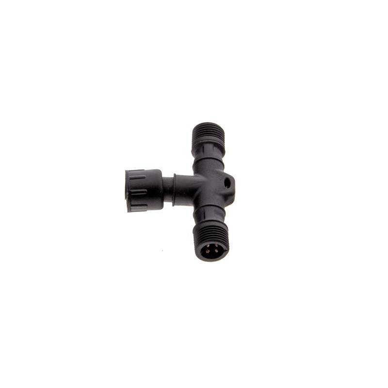 Conector T estanco 4 pins RGB para balizas LED 12/24V