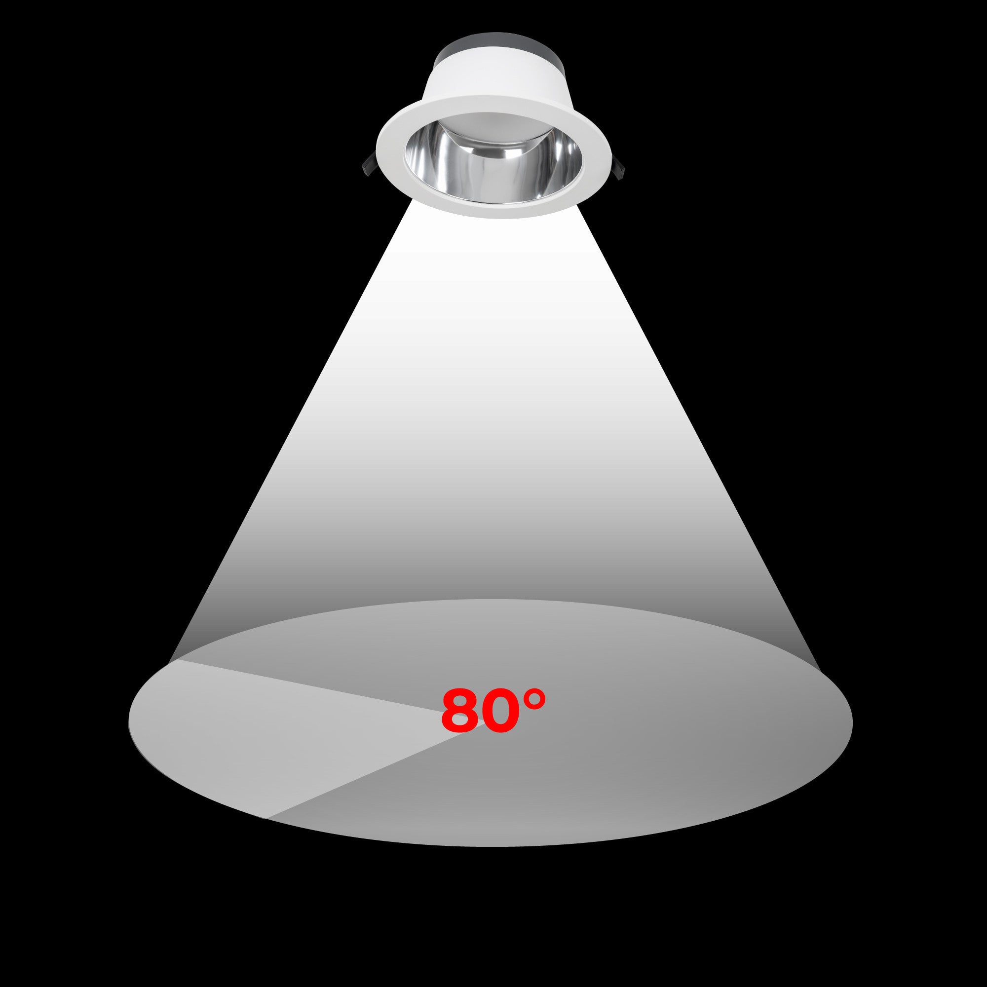 Downlight LED IP44 potencia ajustable 20W/25W/30W - CCT - 100lm/W - Corte Ø 200mm