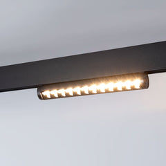 Foco lineal orientable para carril magnético 48V- 12W - Chip OSRAM - UGR18 - CRI90