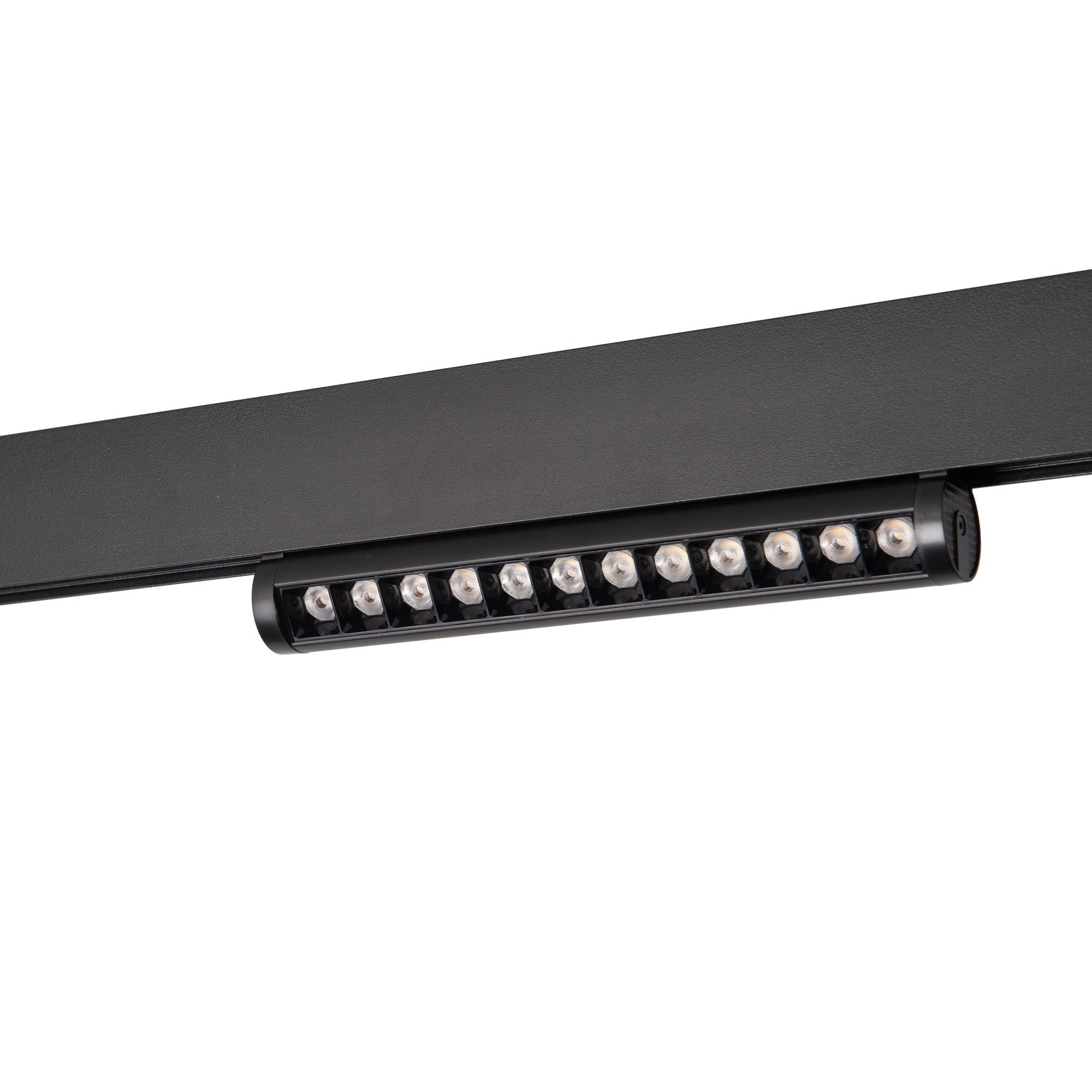 Foco lineal orientable para carril magnético 48V- 12W - Chip OSRAM - UGR18 - CRI90