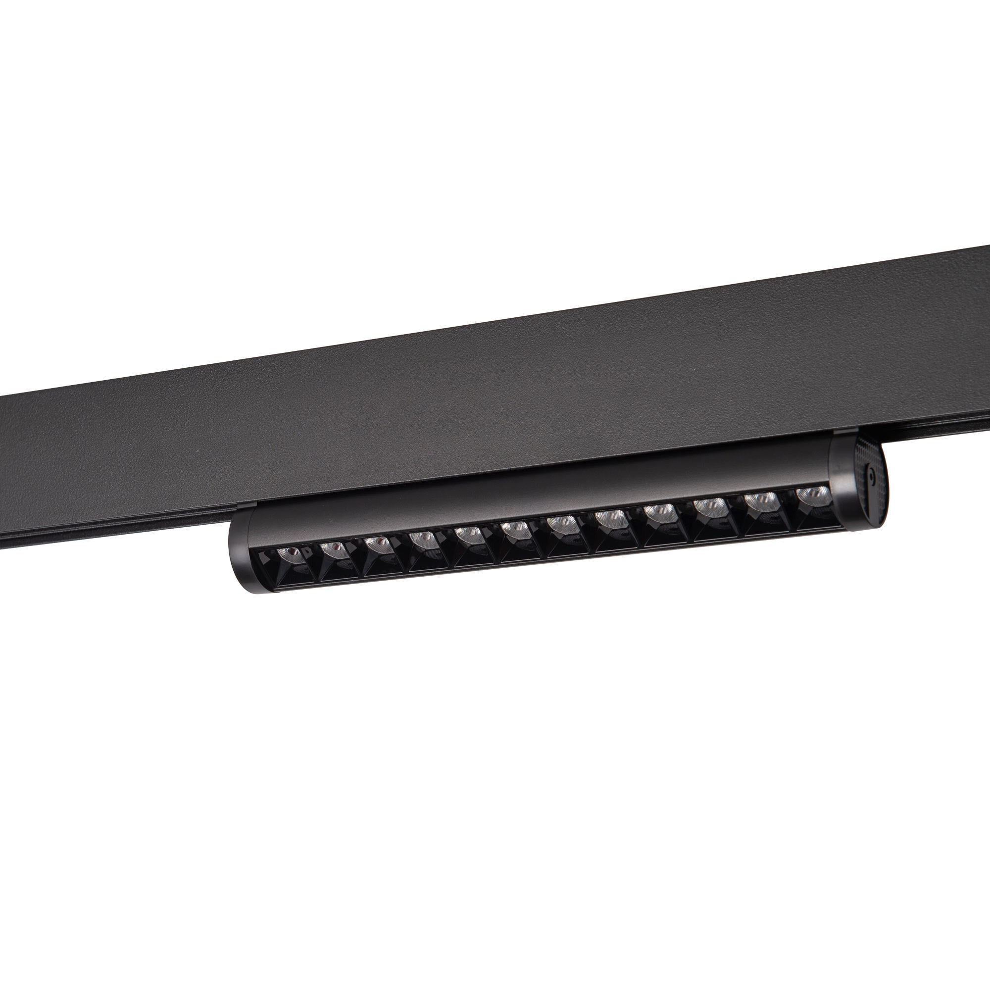 Foco lineal orientable para carril magnético 48V- 12W - Chip OSRAM - UGR18 - CRI90