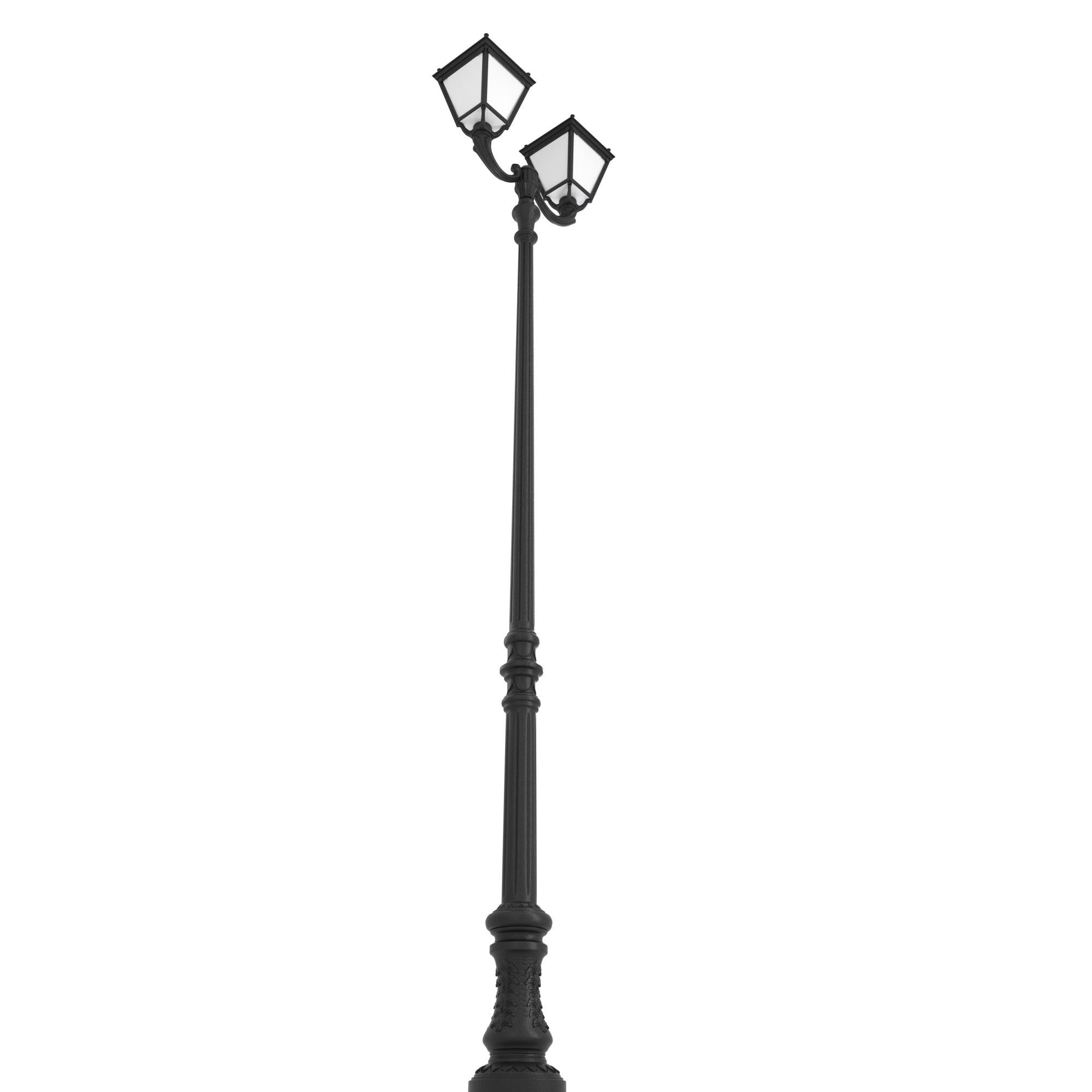 Poste de luz exterior doble Farola "TOBIA" Fumagalli - CCT - 2 x 30W - 8 opciones - E27